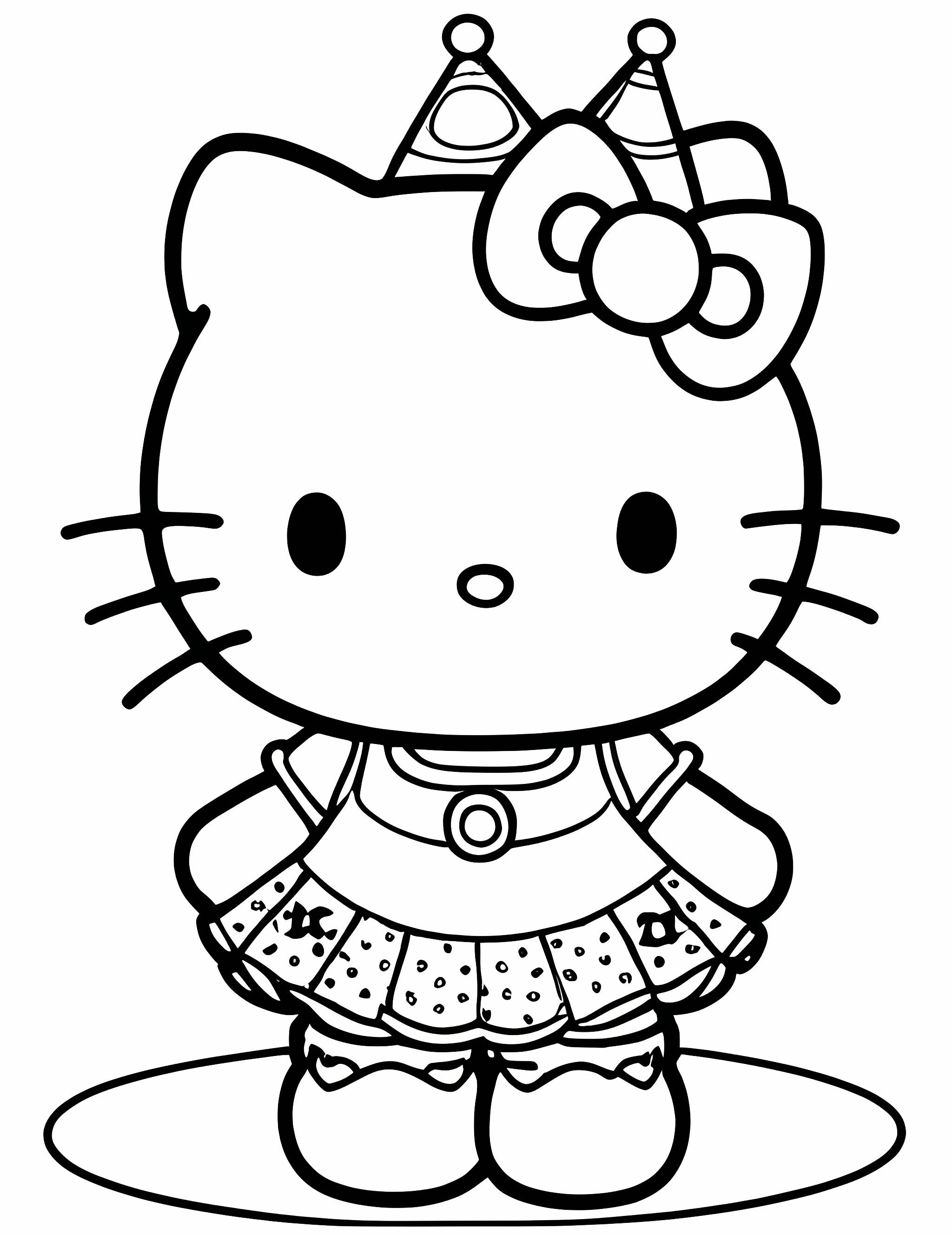 Раскраска Hello Kitty 17