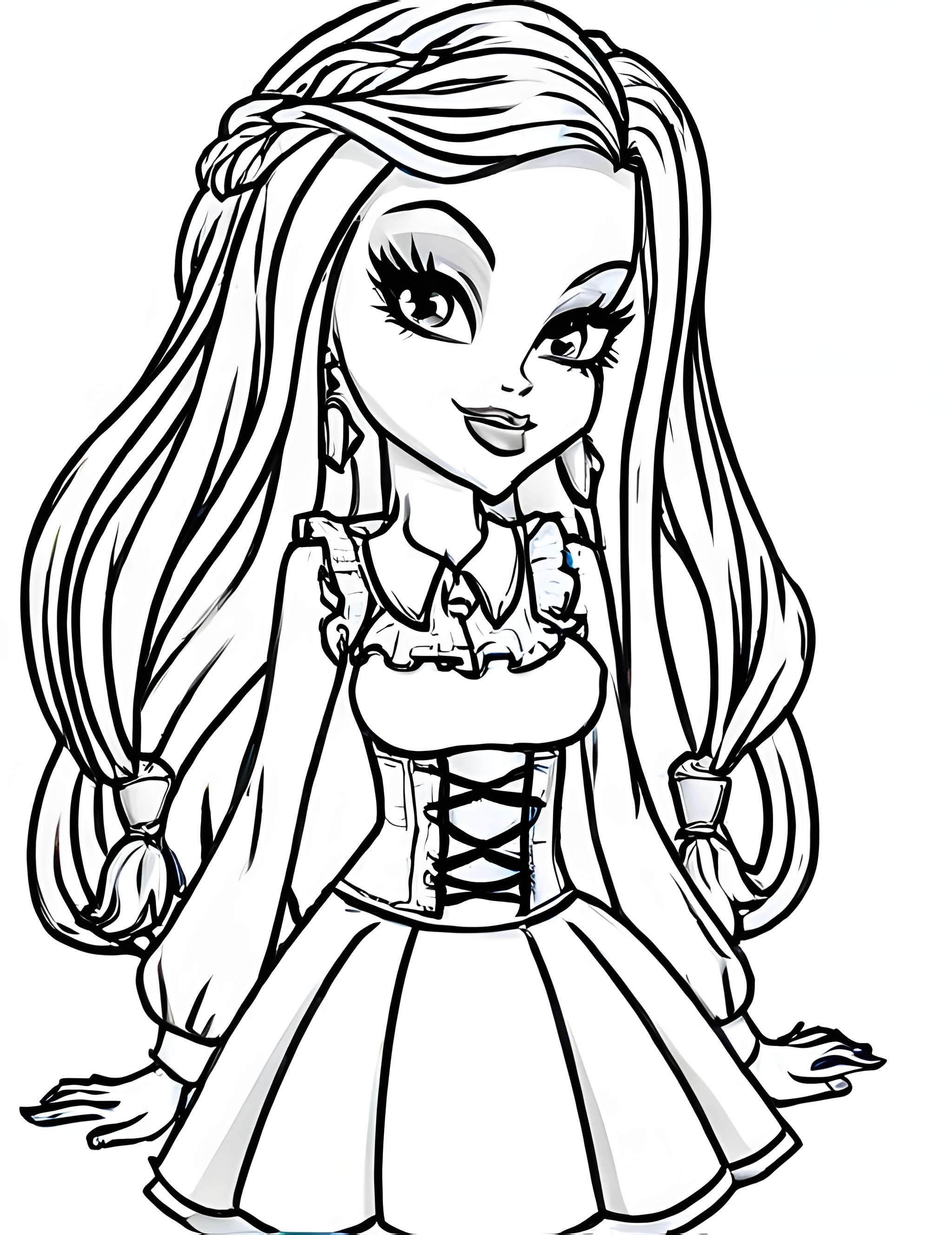 Раскраска Monster High 20