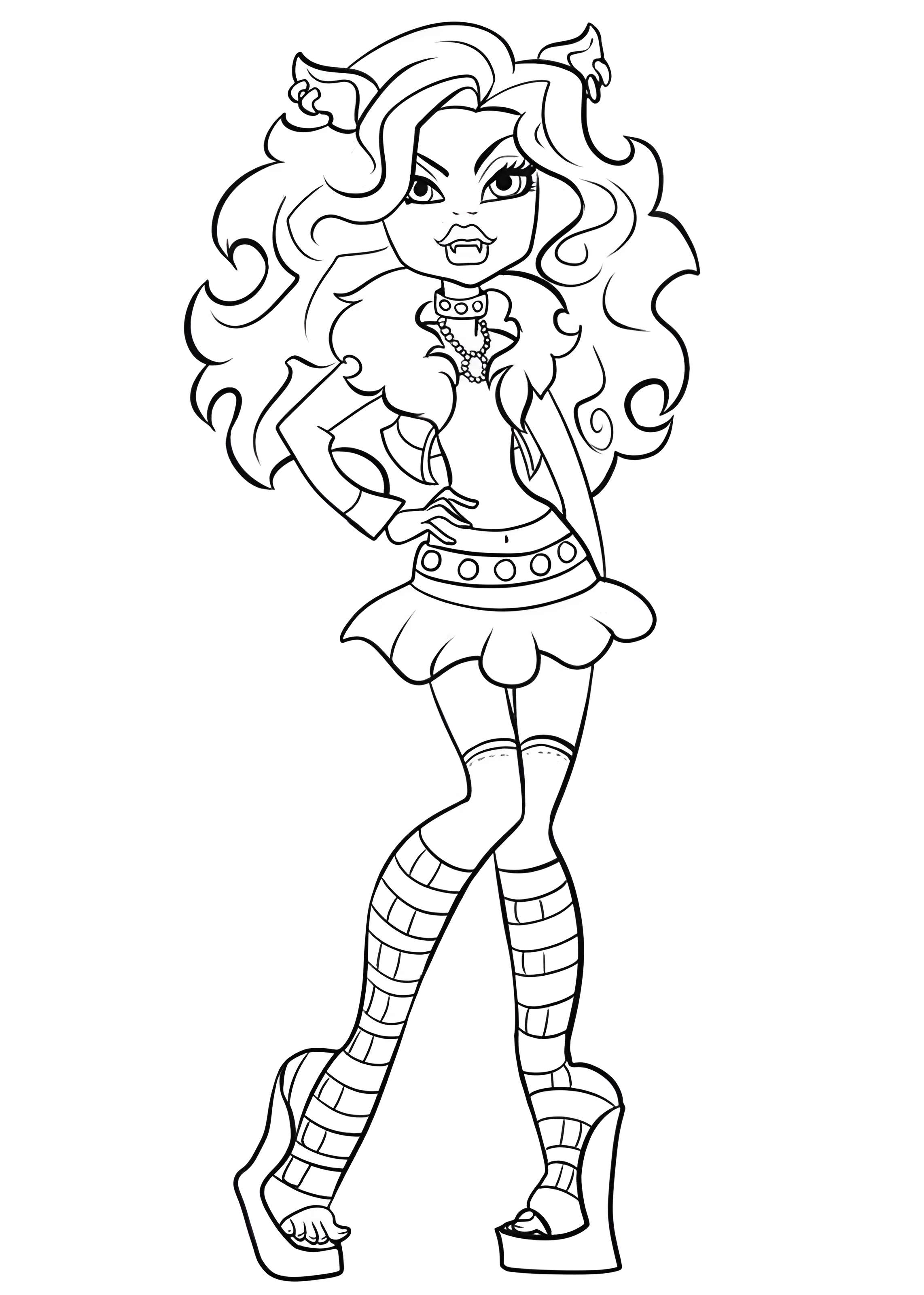 Раскраска Monster High 22