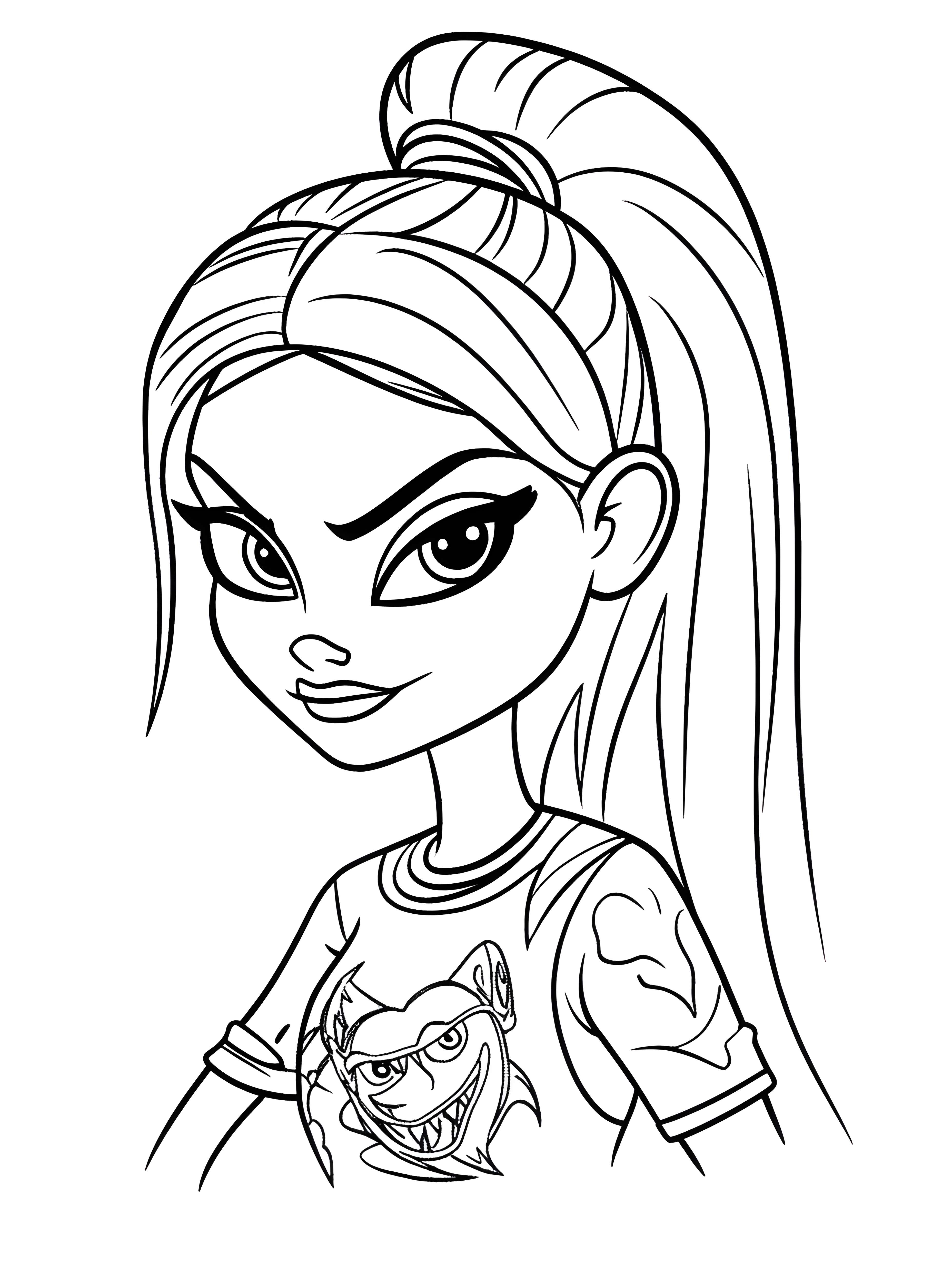 Раскраска Monster High 41