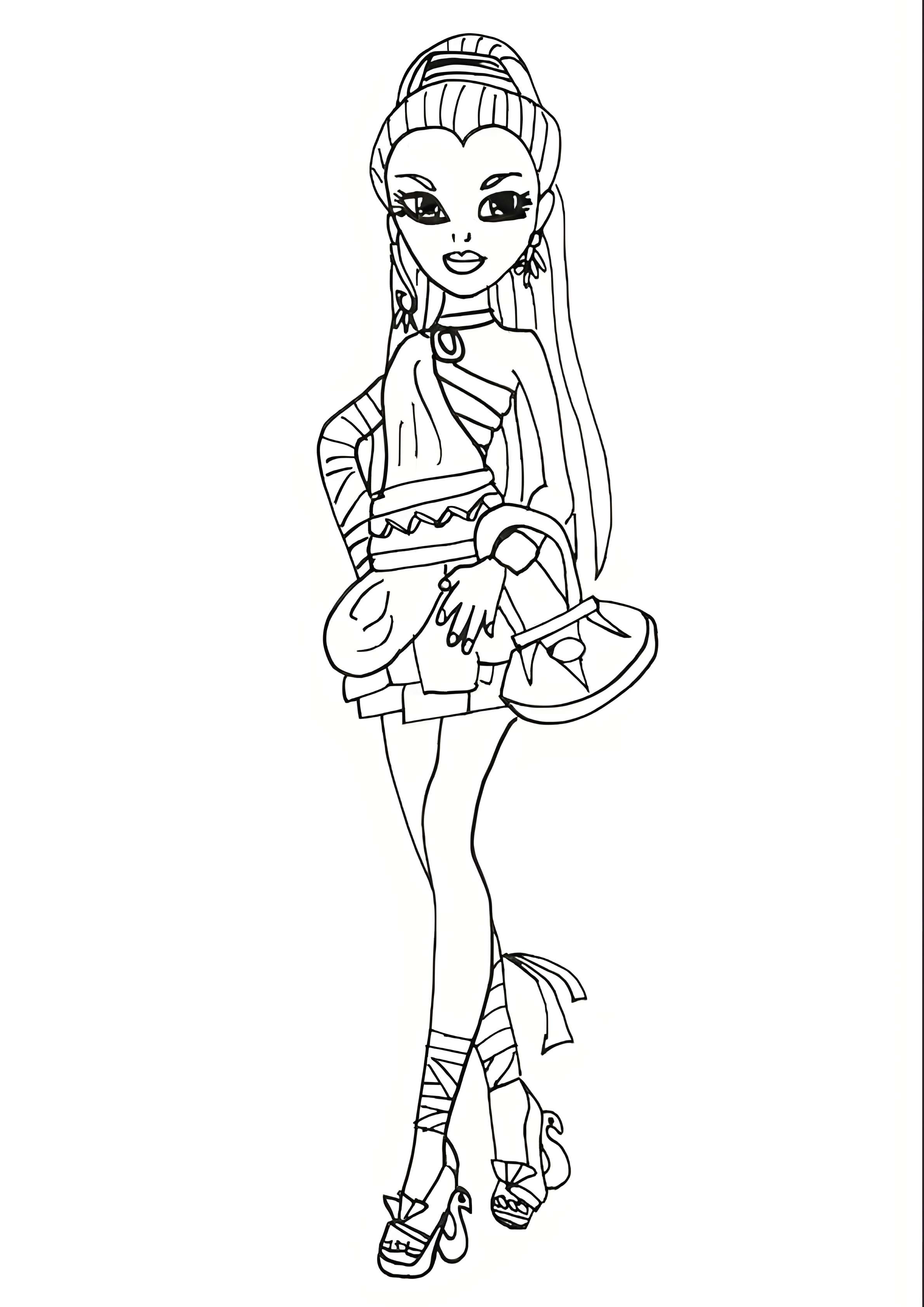 Раскраска Monster High 54