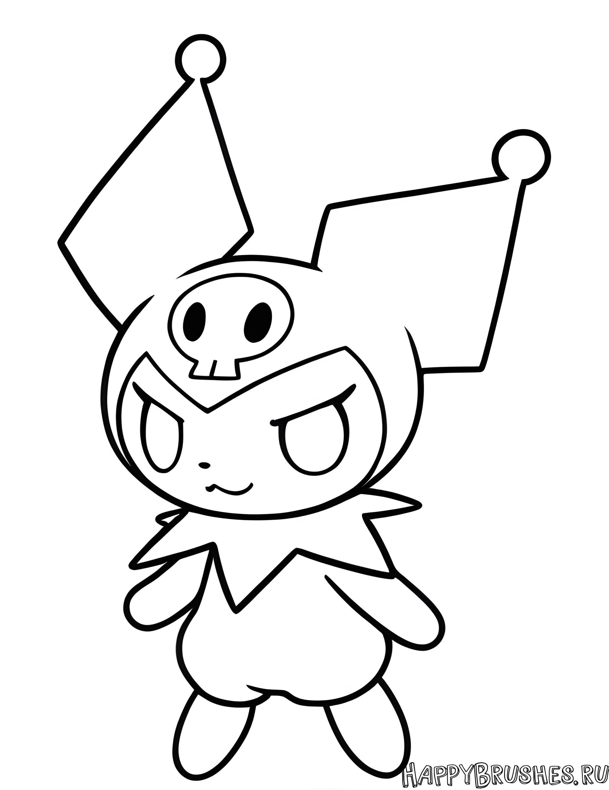 Раскраска Куроми 1