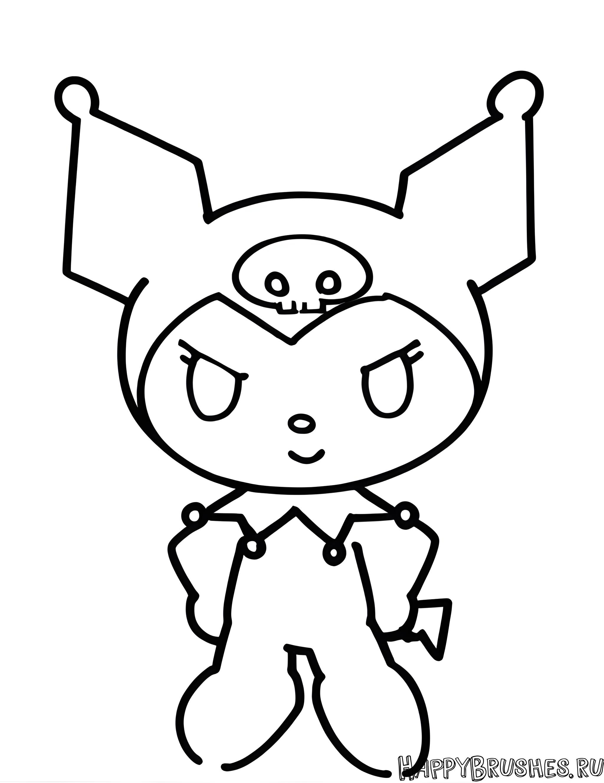 Раскраска Куроми 11