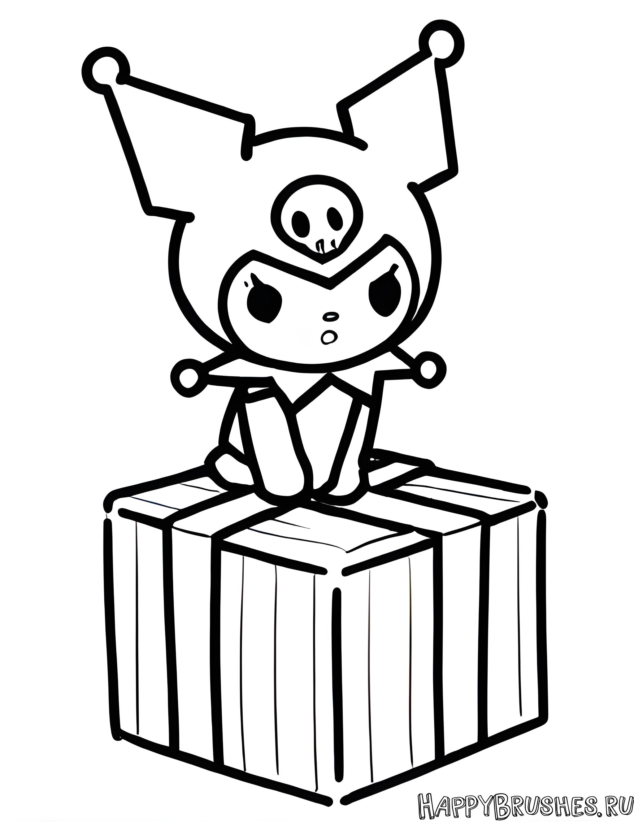 Раскраска Куроми 12