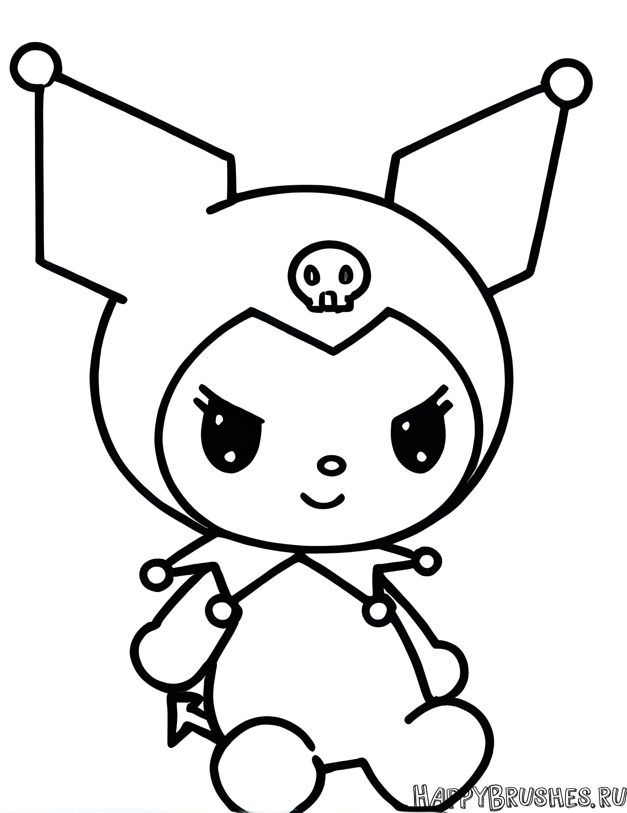 Раскраска Куроми 14