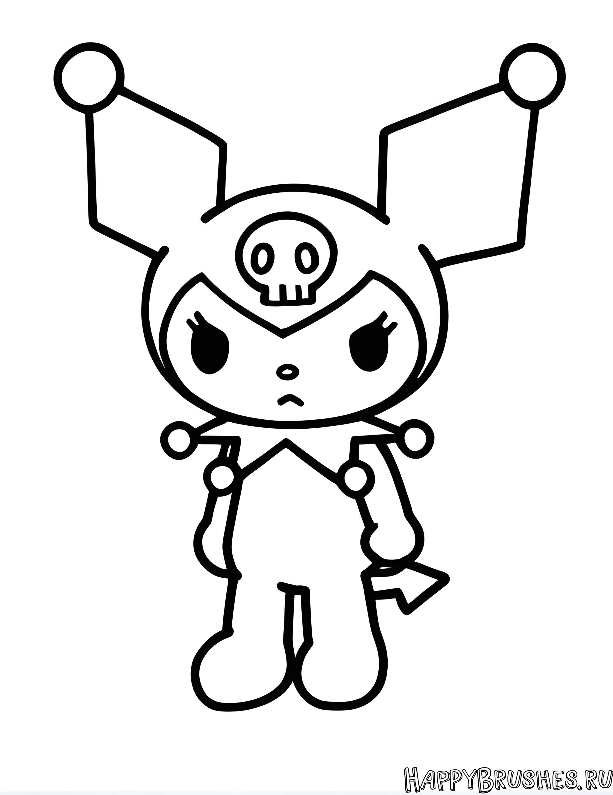 Раскраска Куроми 15