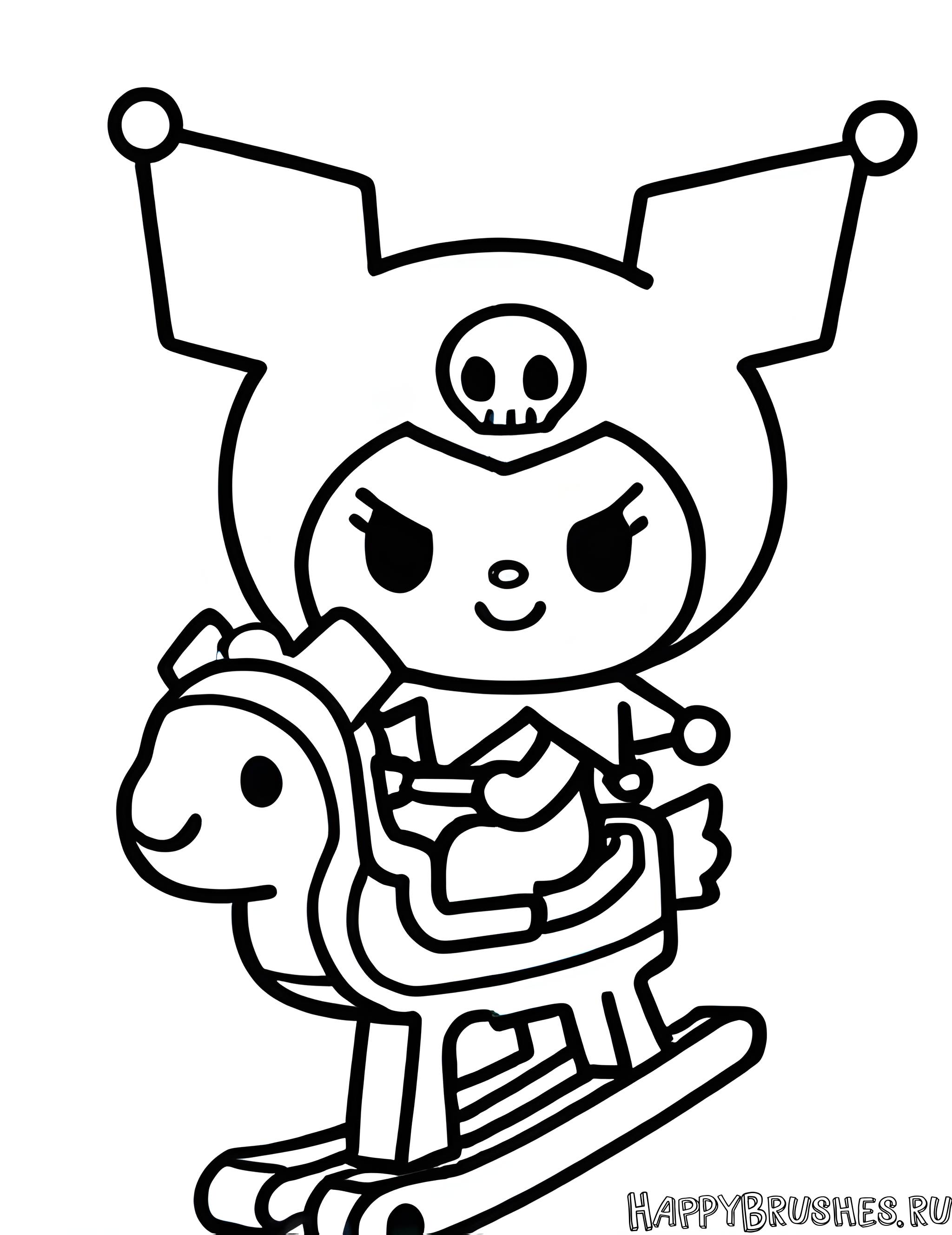 Раскраска Куроми 24