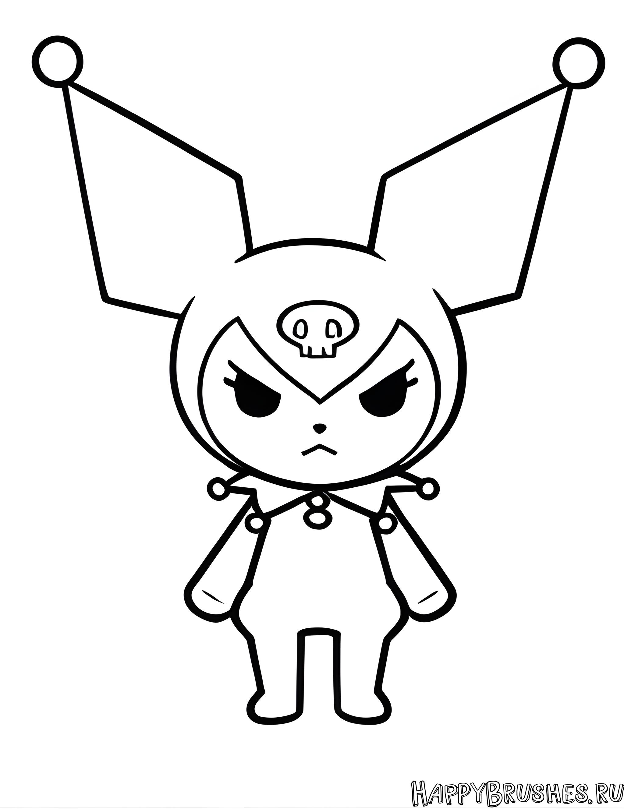 Раскраска Куроми 3