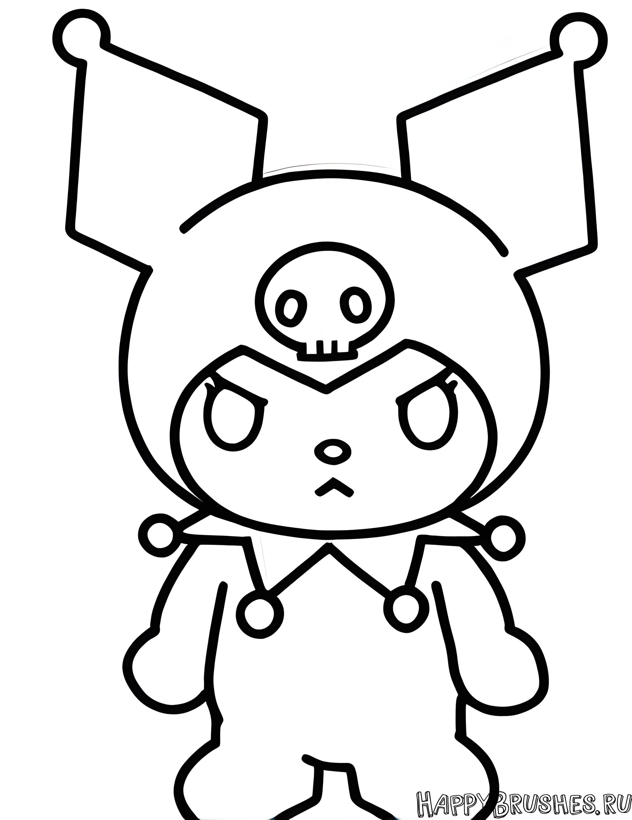 Раскраска Куроми 36