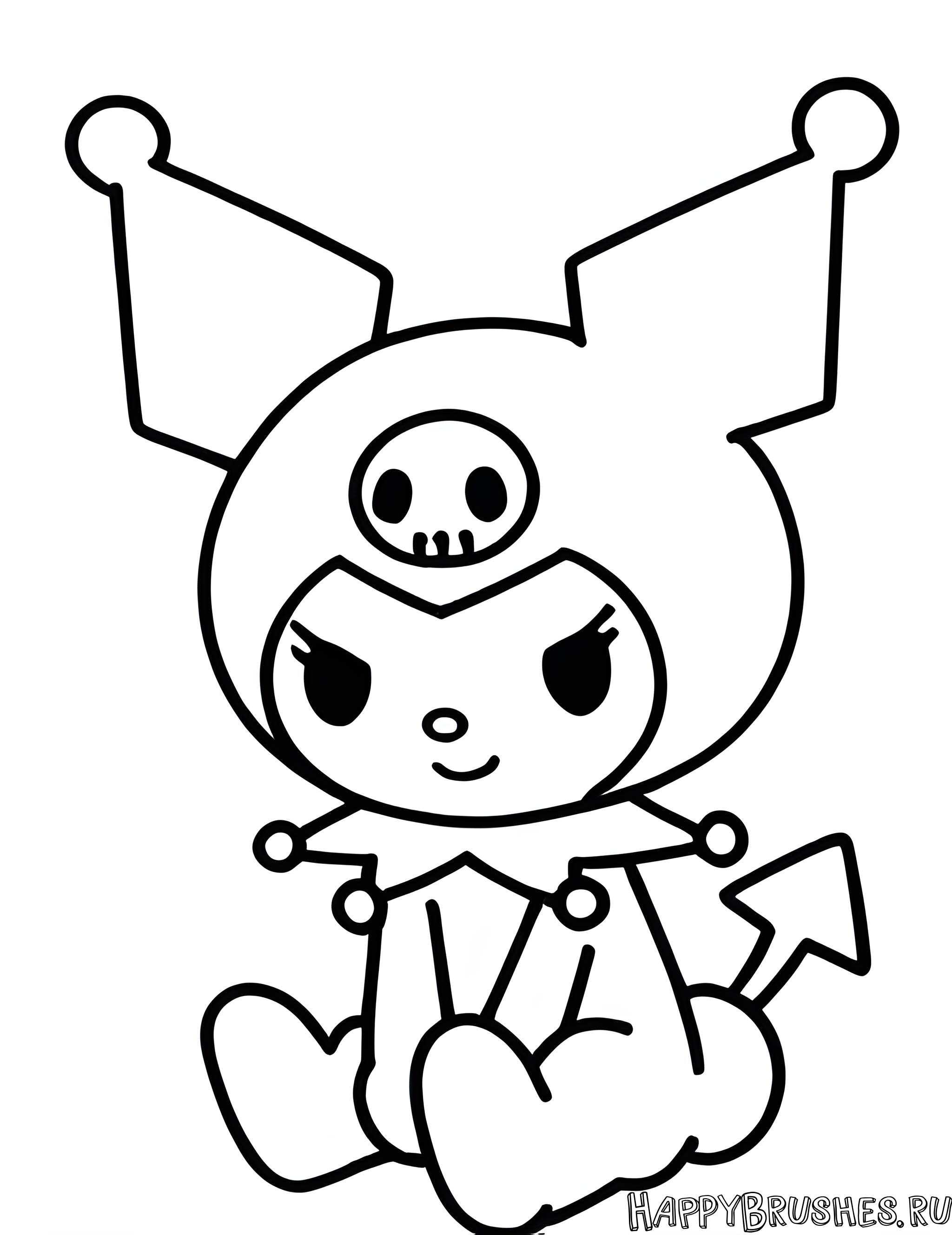 Раскраска Куроми 4