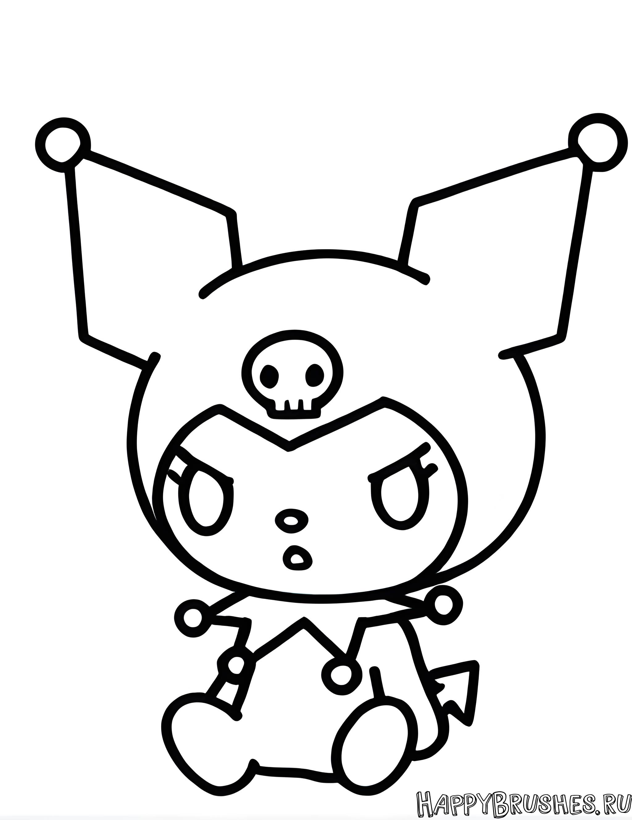 Раскраска Куроми 40