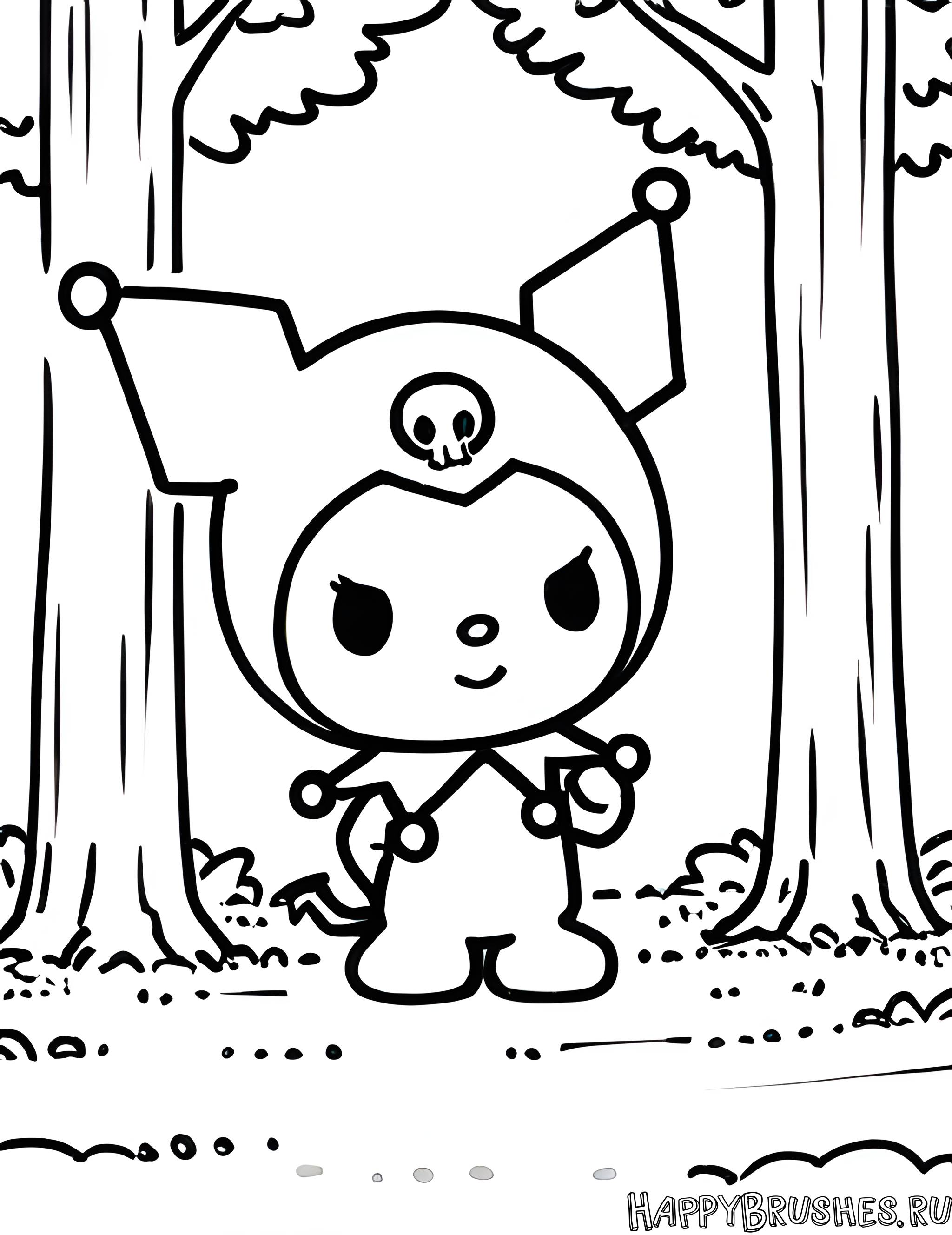 Раскраска Куроми 52