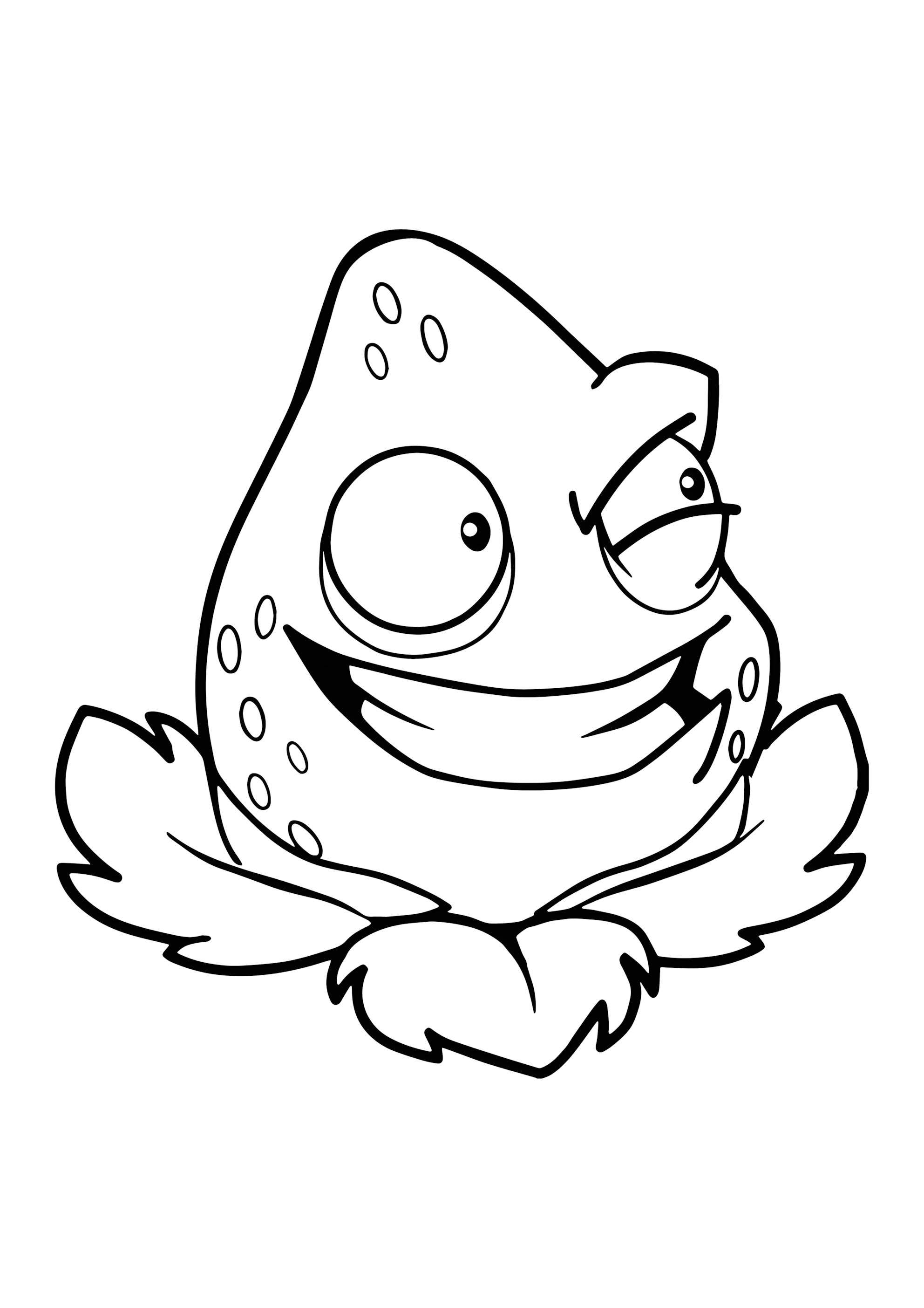 Раскраска Взрывная клубника из Растения против Зомби