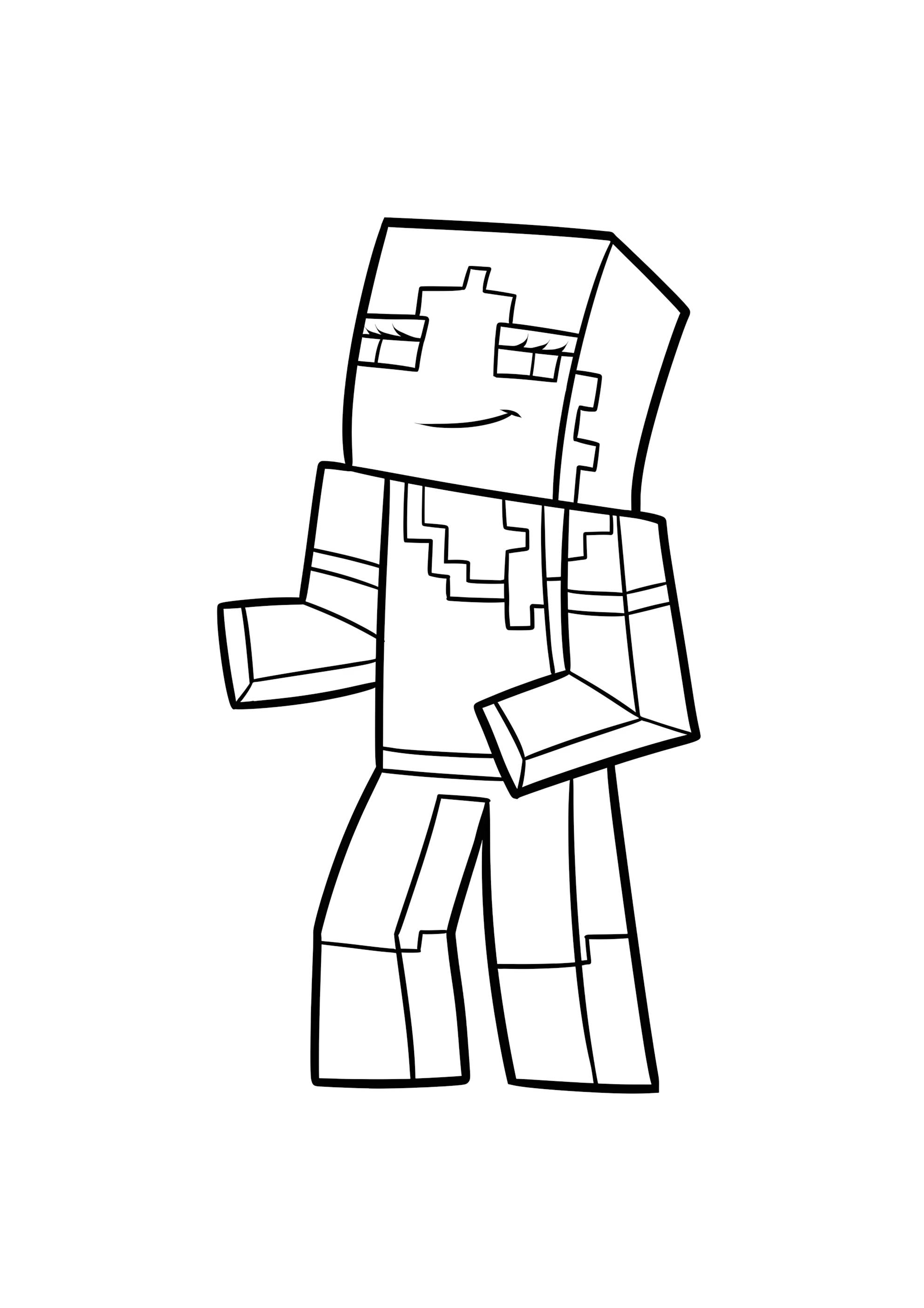 Раскраска Алекс танцует