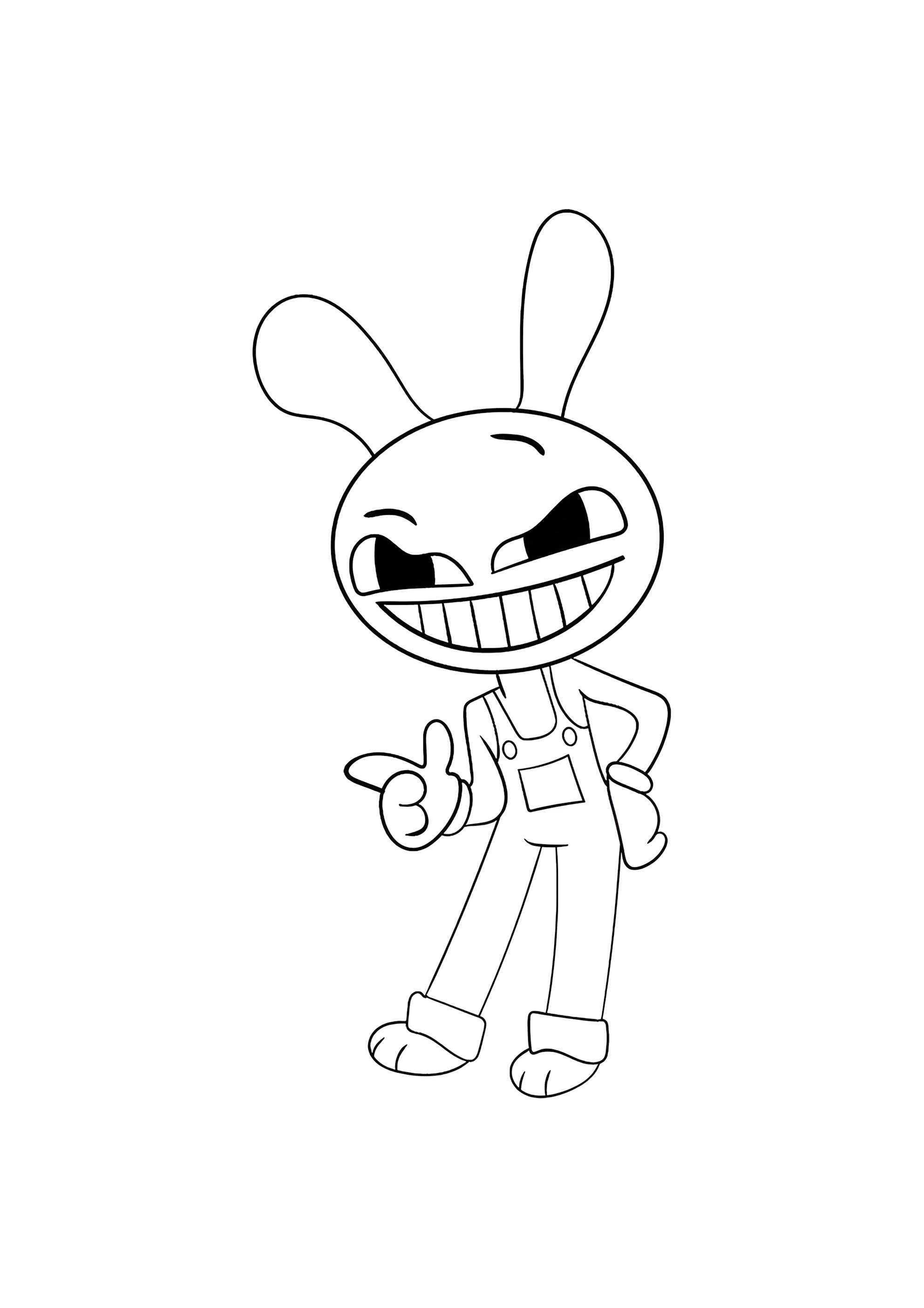 Раскраска Дерзкий Джекс