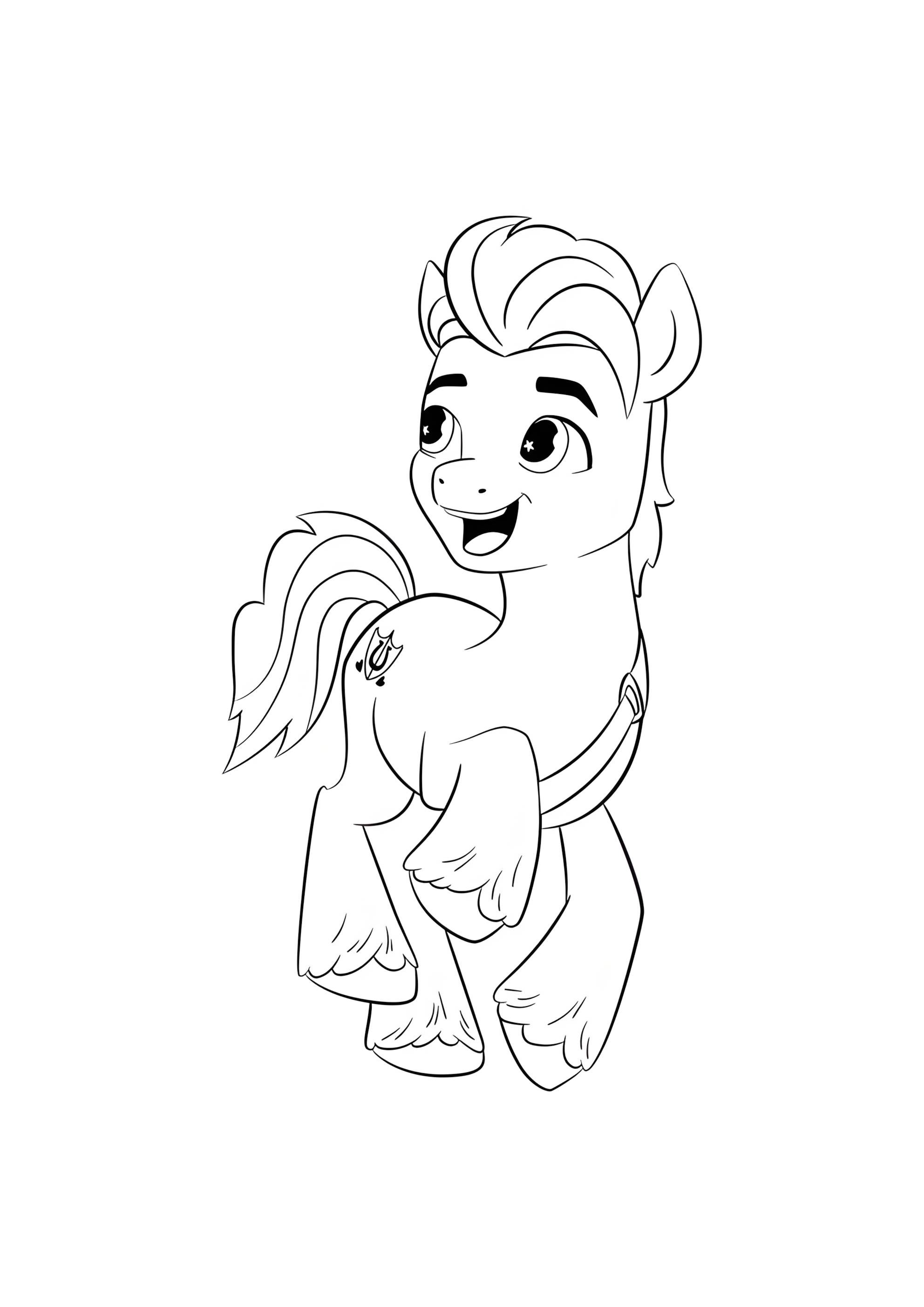 Раскраска Хитч Трейлблейзер музыкант