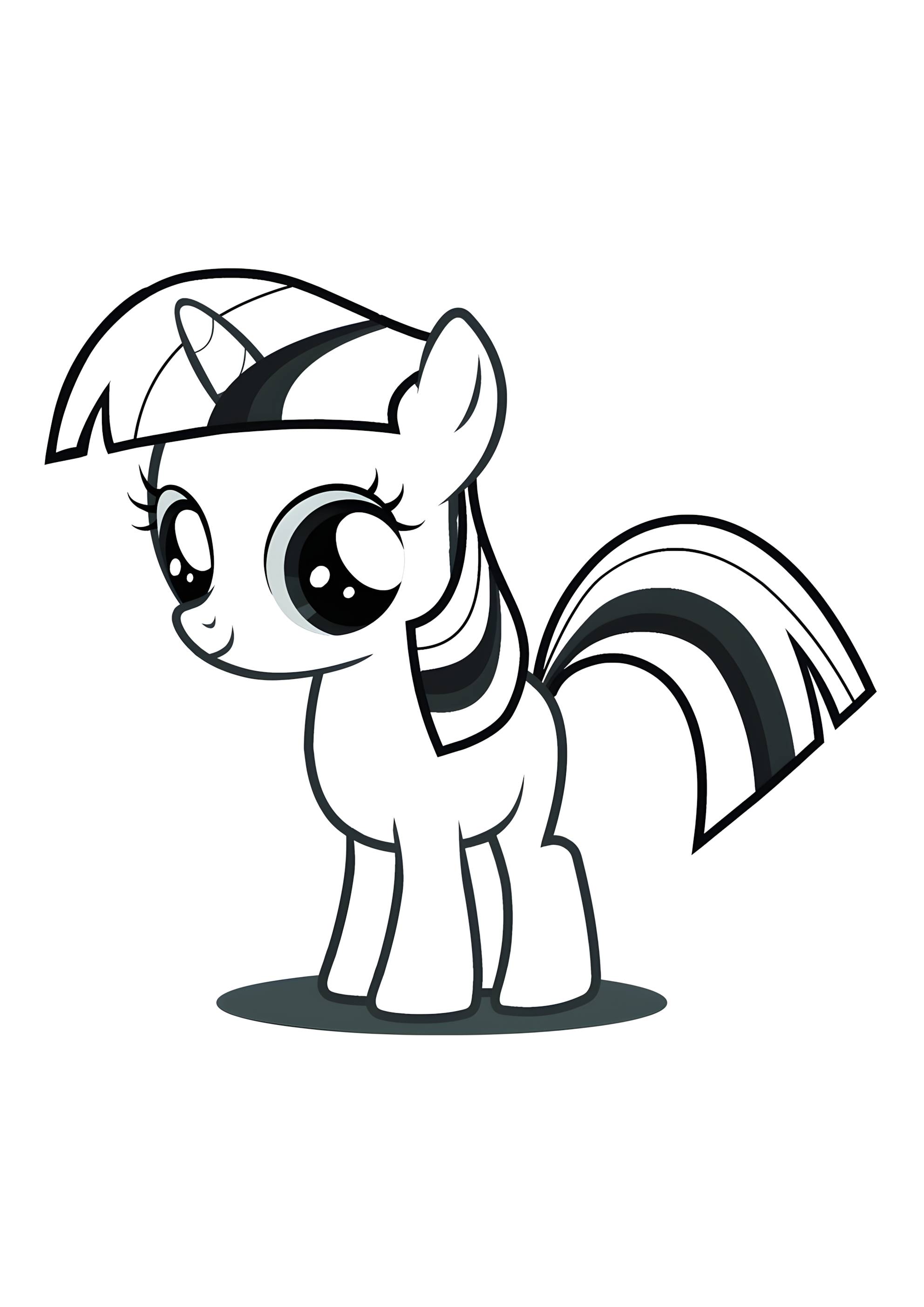 Раскраска Искорка