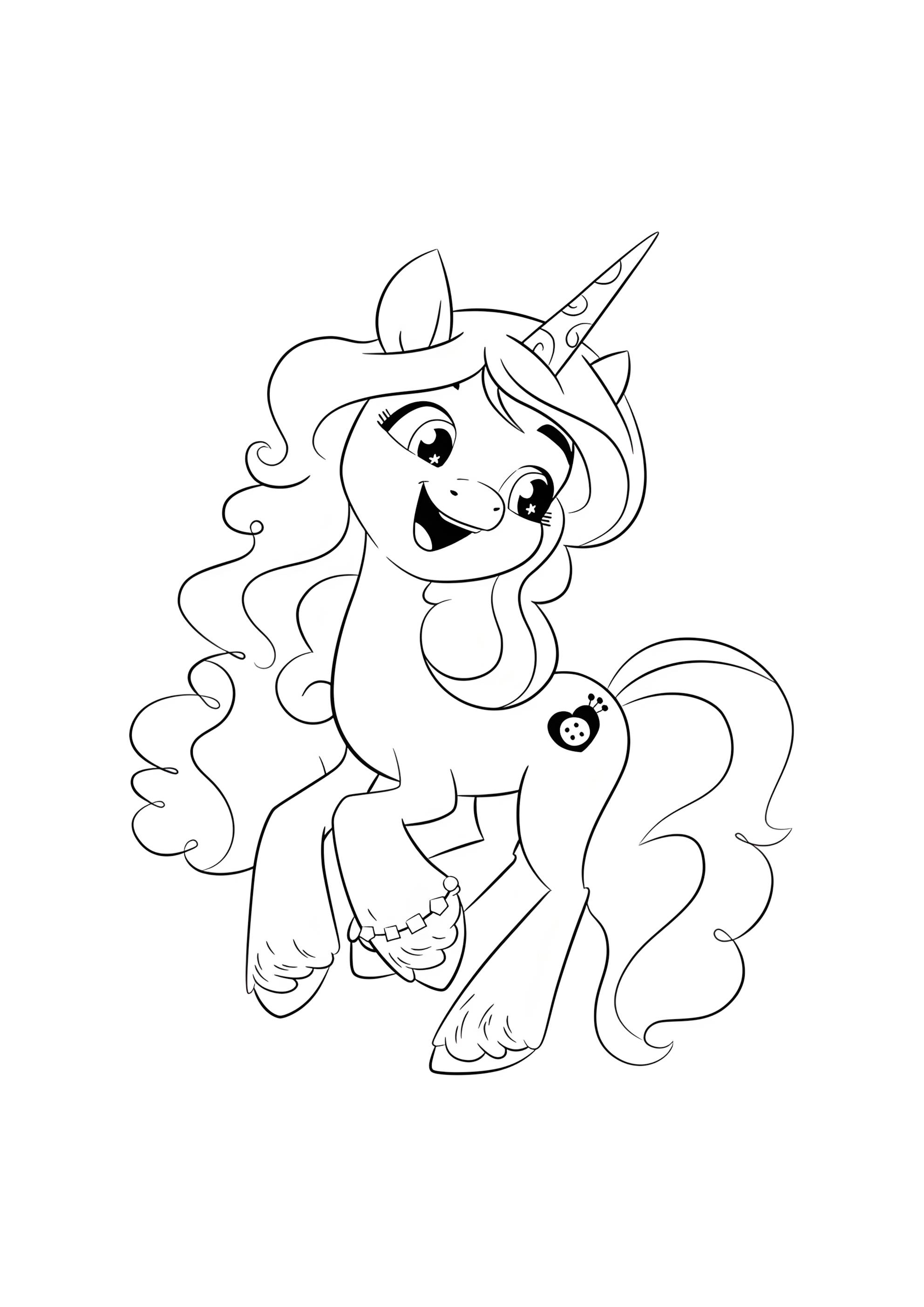 Раскраска Иззи Мунбоу