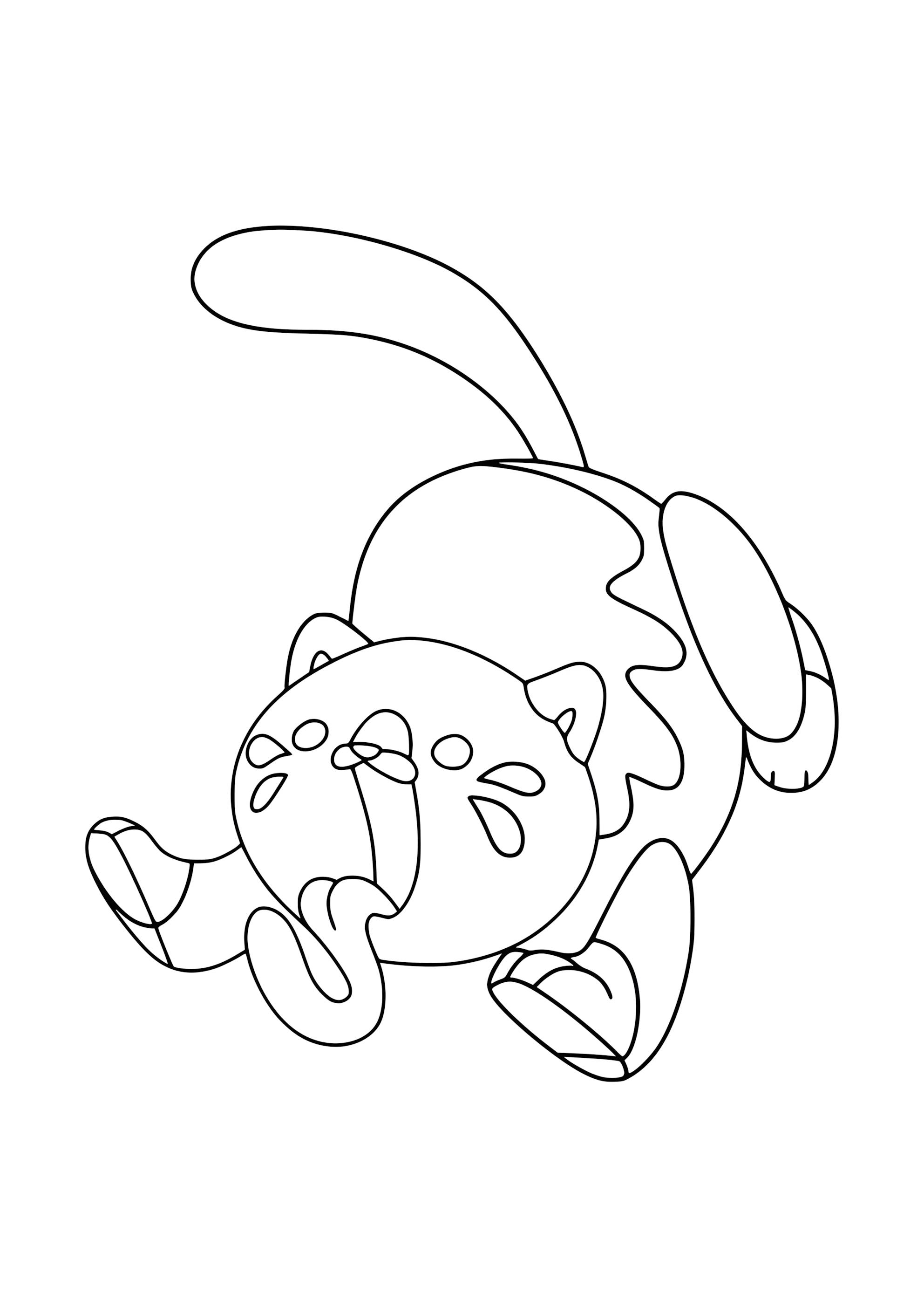 Раскраска Конфетная кошка