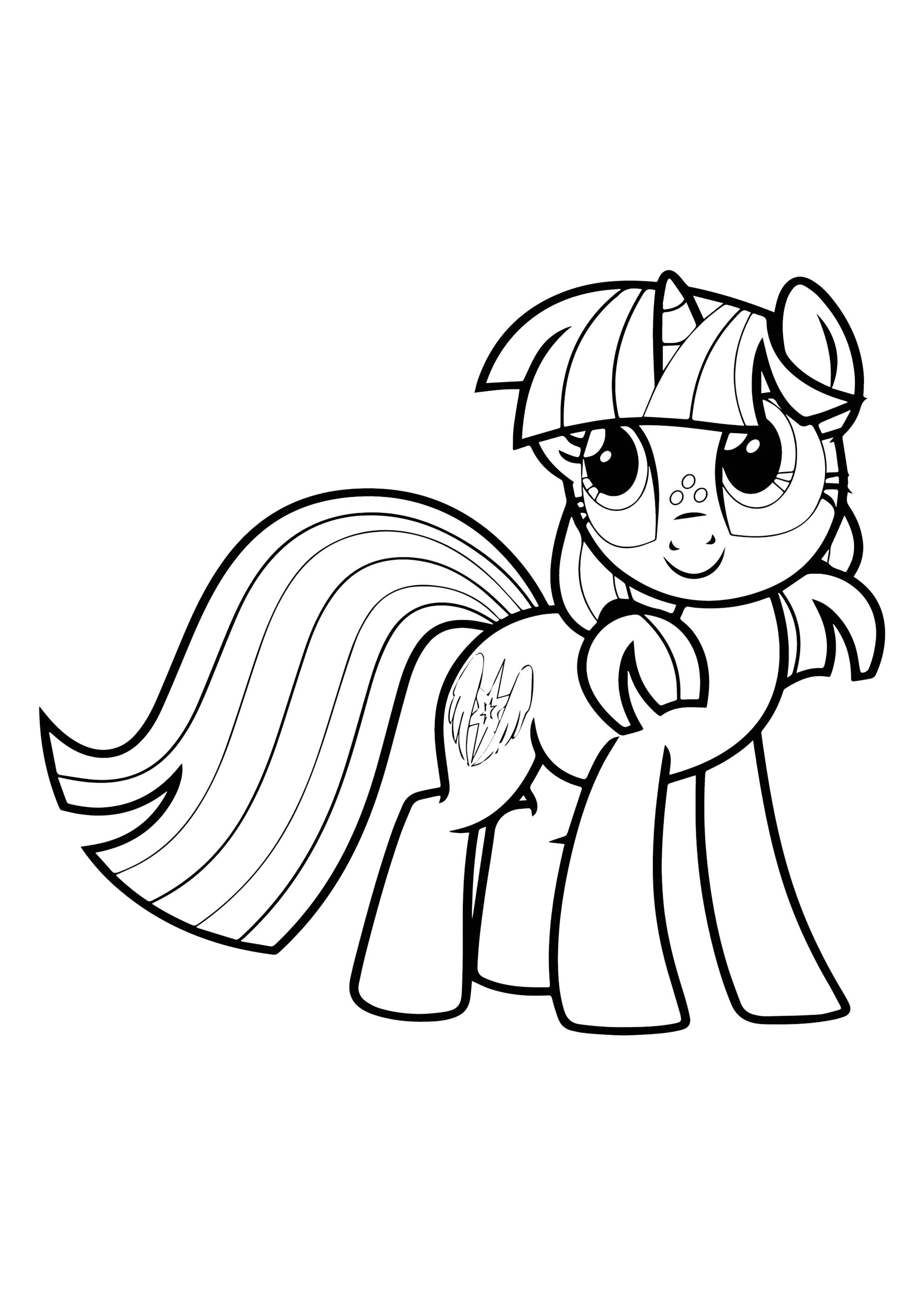 Раскраска Пони Сильверлэй