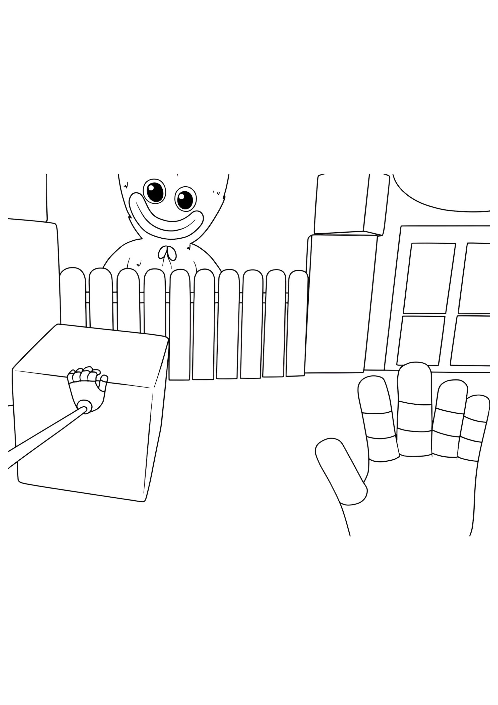 Раскраска Поппи Плейтайм играть