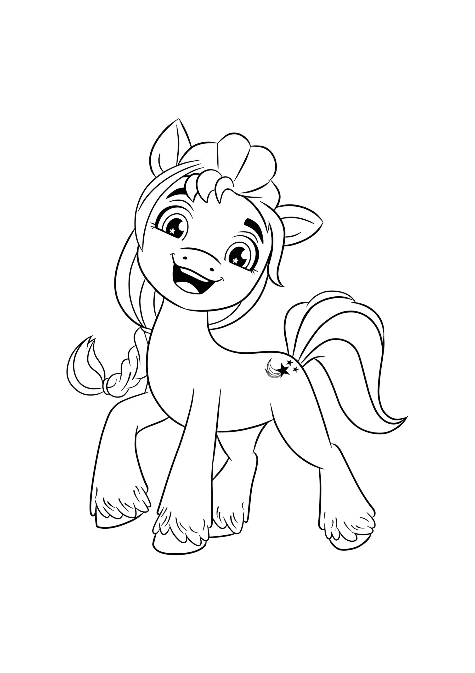 Раскраска Санни Старскаут милая