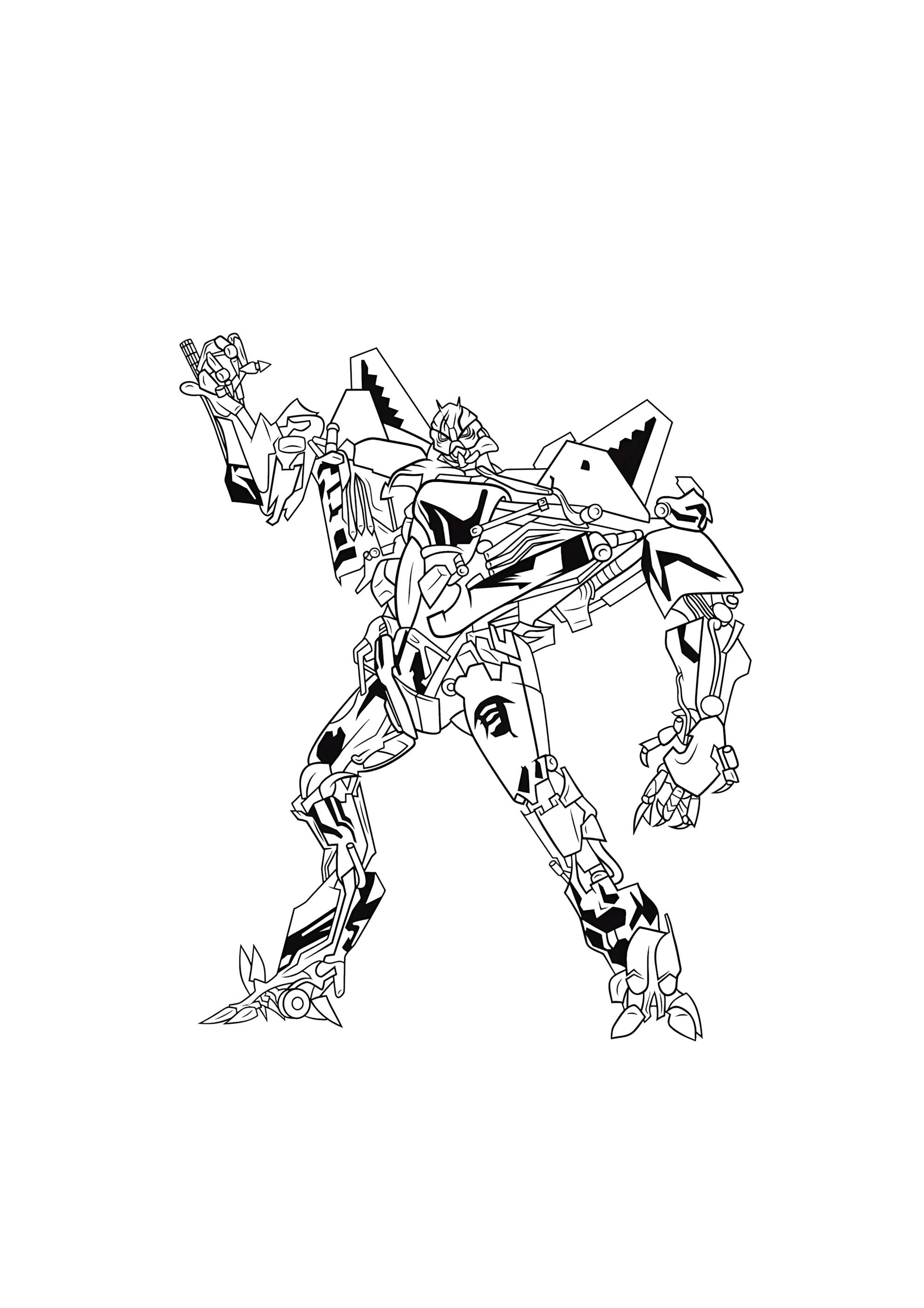 Раскраска Старскрим