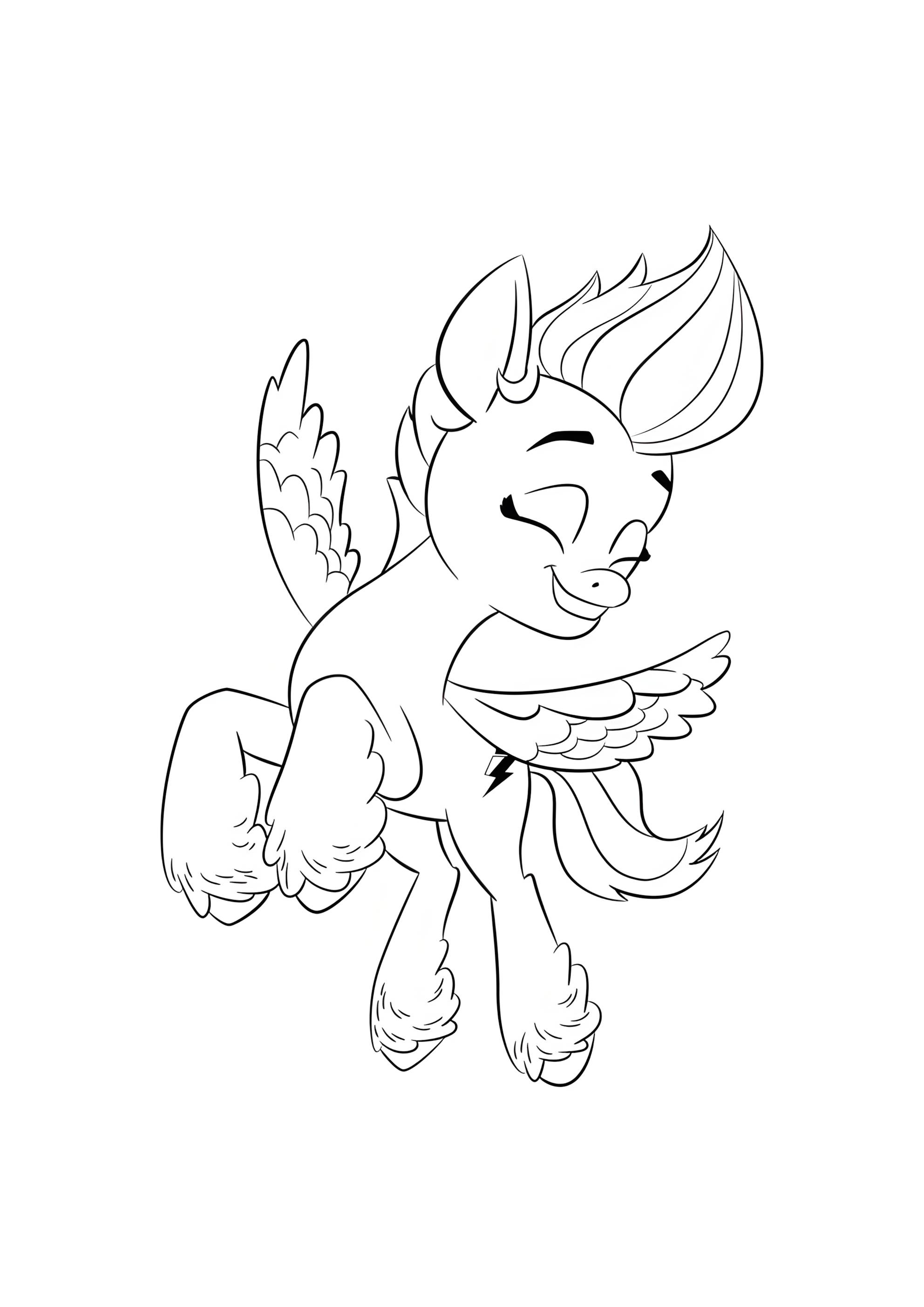 Раскраска Зипп Шторм