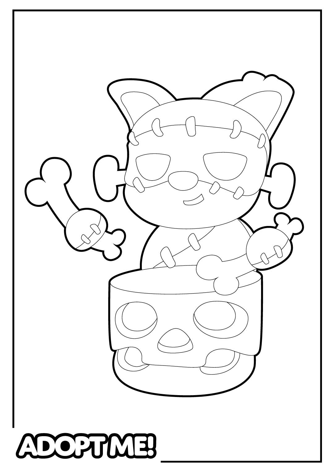 Раскраска Адопт Ми 151