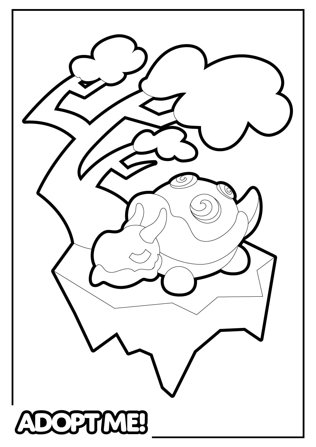 Раскраска Адопт Ми 154