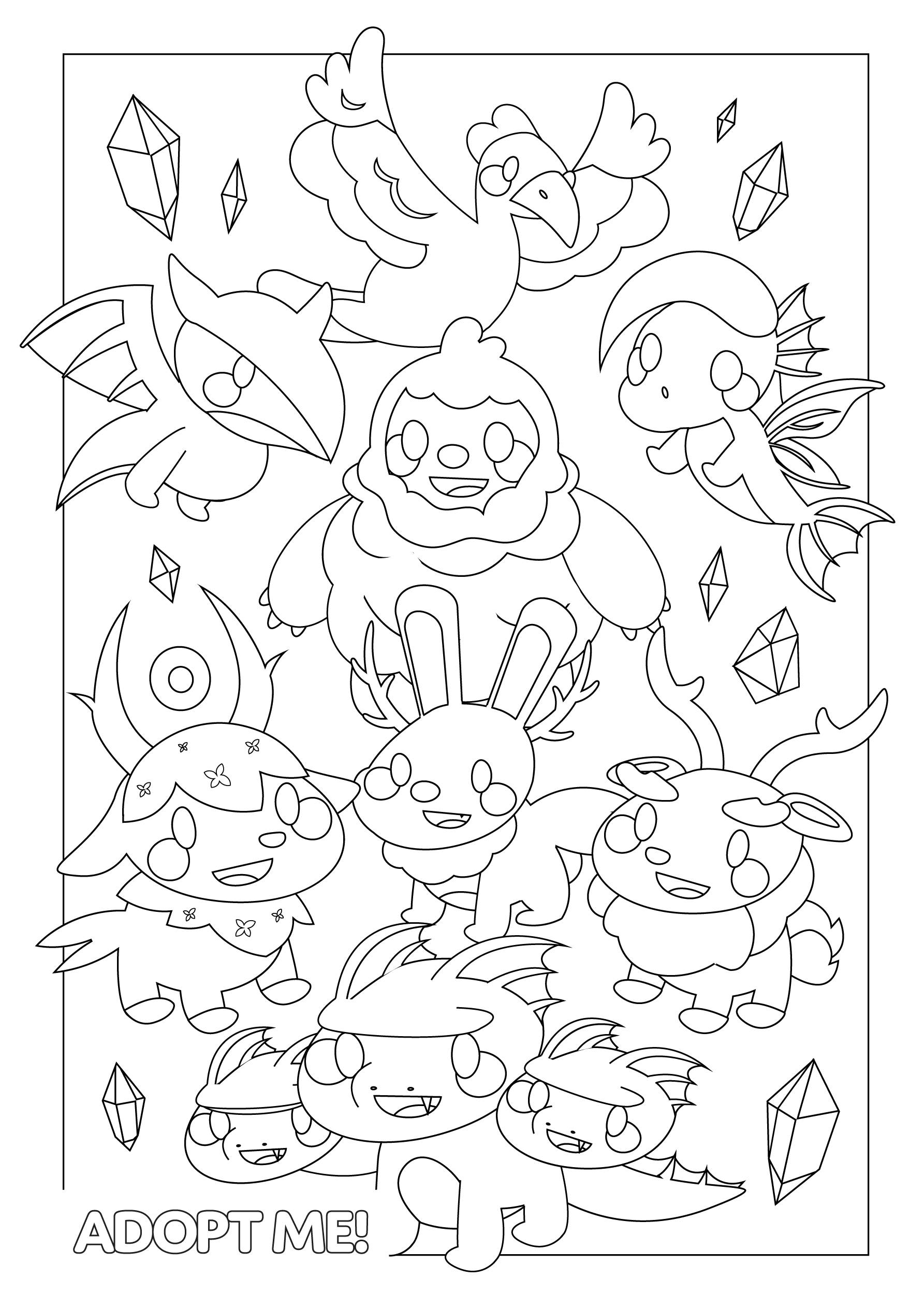 Раскраска Адопт Ми 157