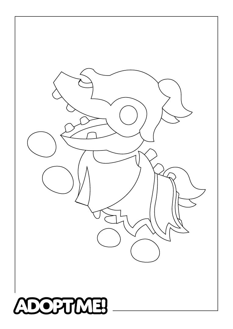 Раскраска Адопт Ми 162
