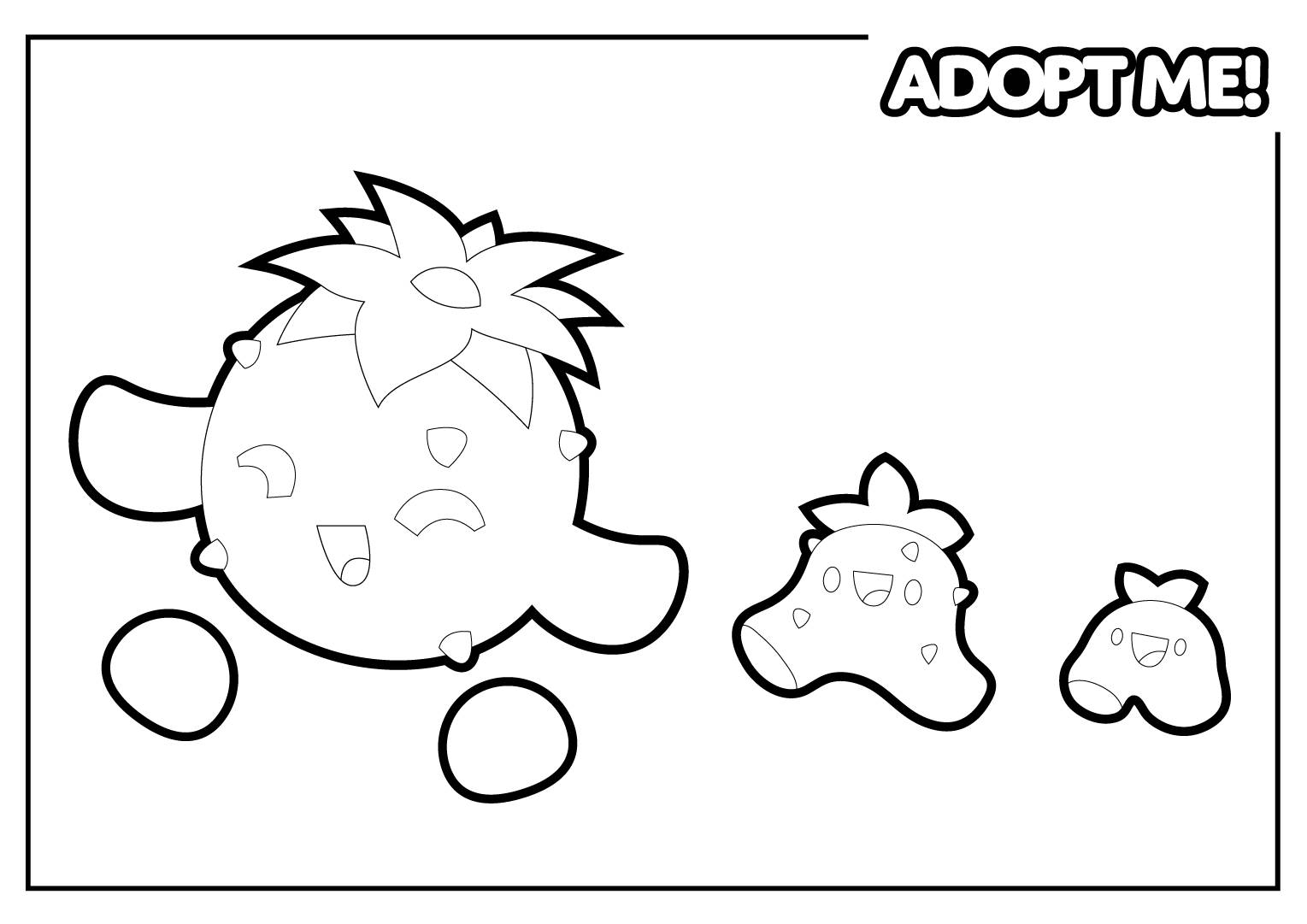 Раскраска Адопт Ми 21