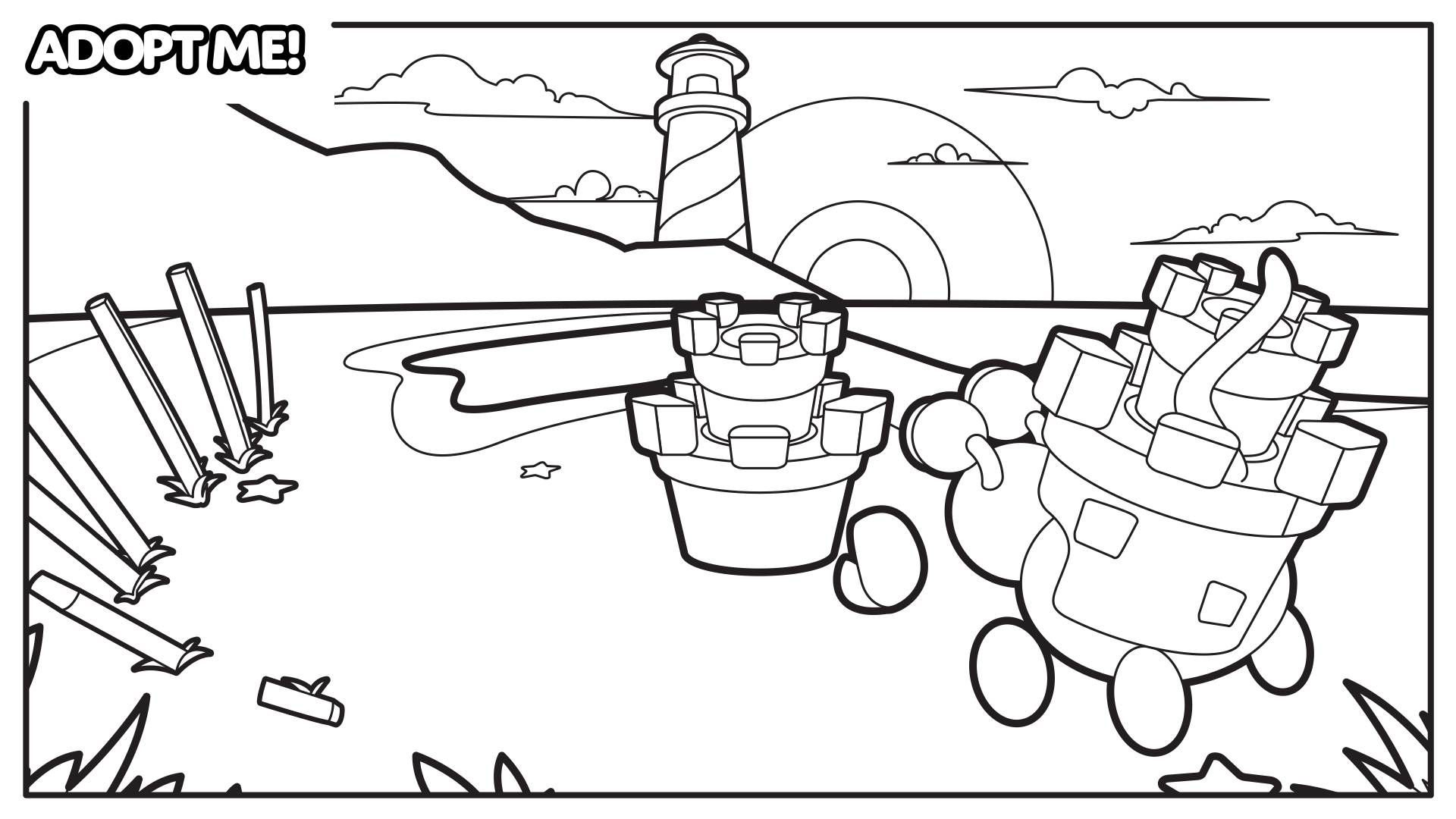 Раскраска Адопт Ми 62