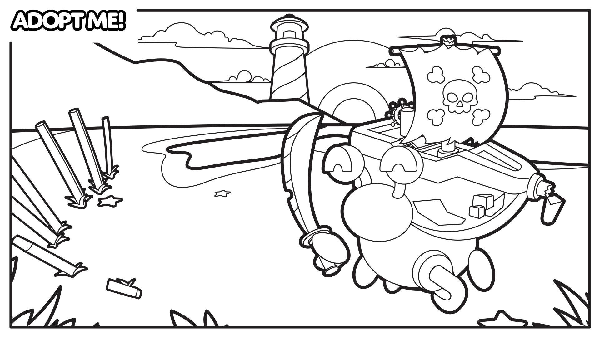 Раскраска Адопт Ми 65