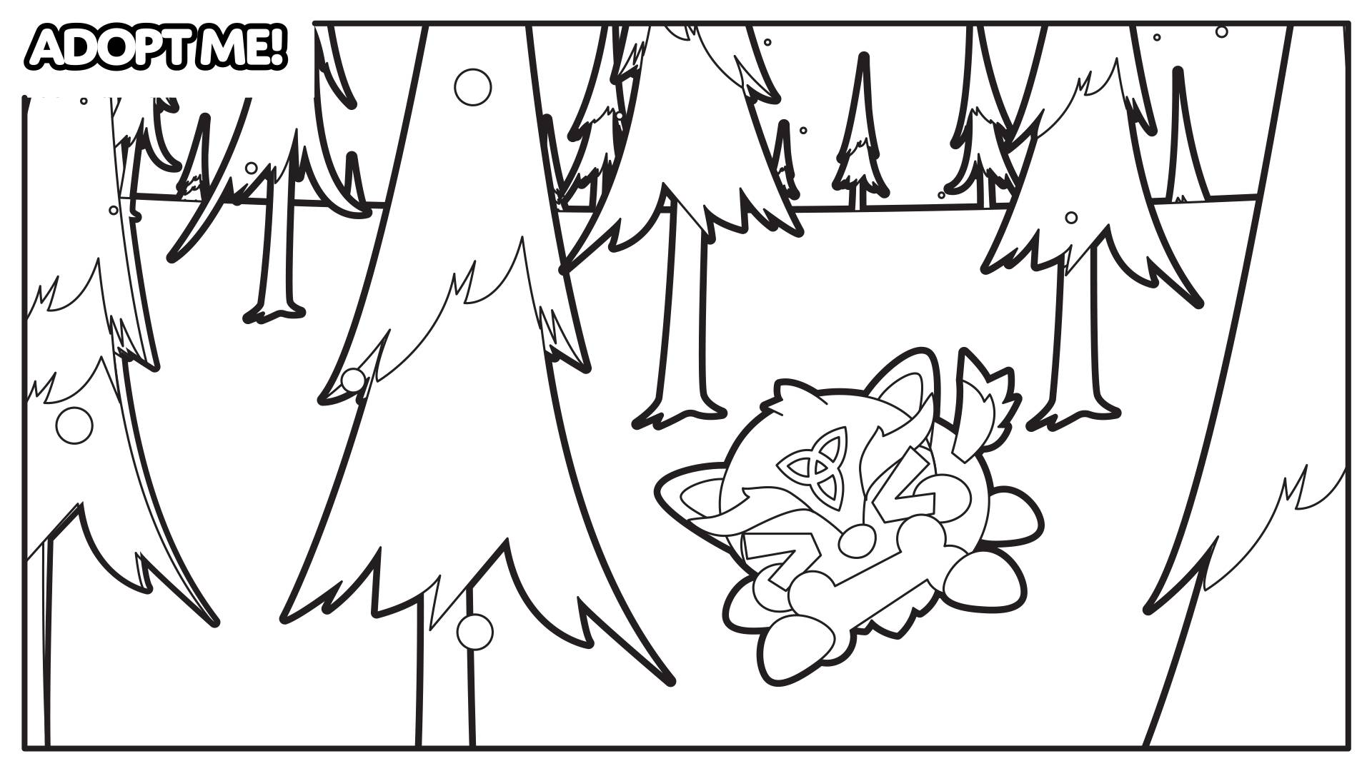 Раскраска Адопт Ми 72