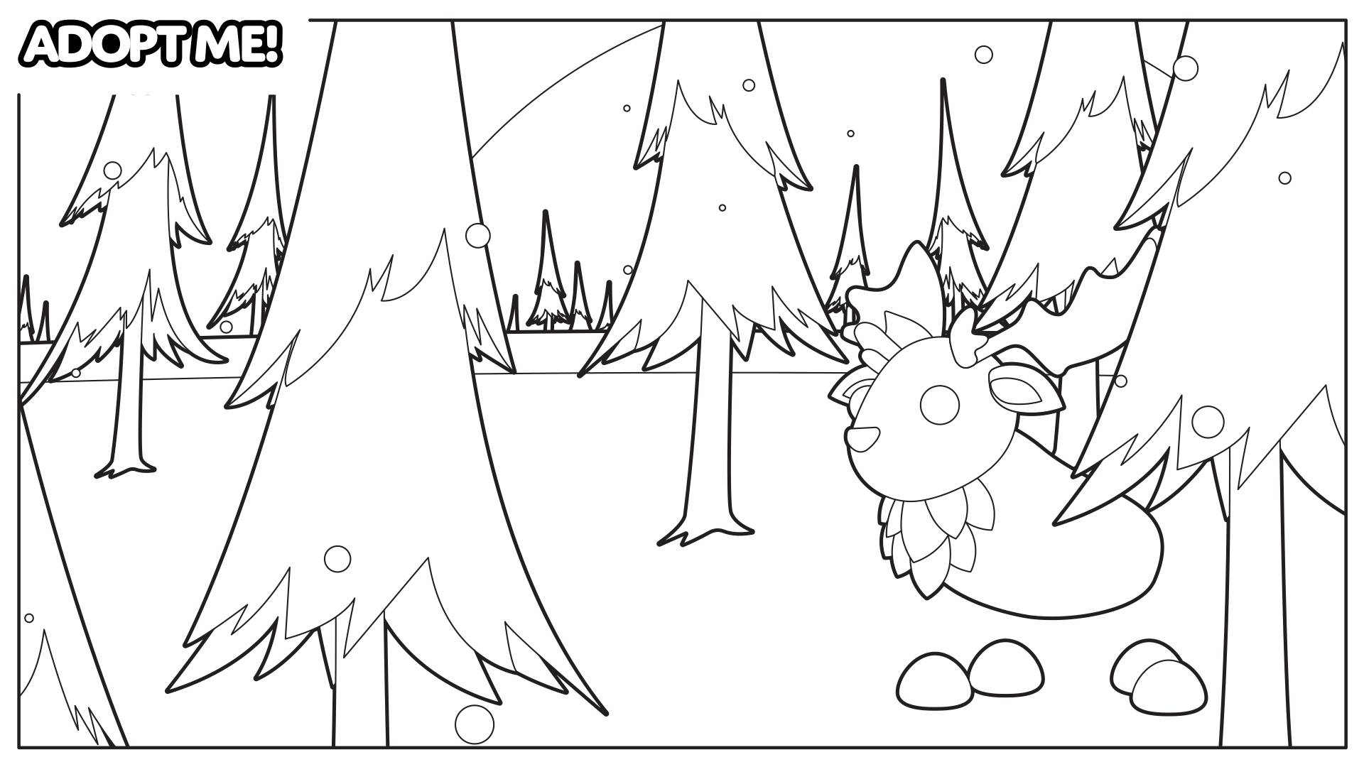 Раскраска Адопт Ми 75