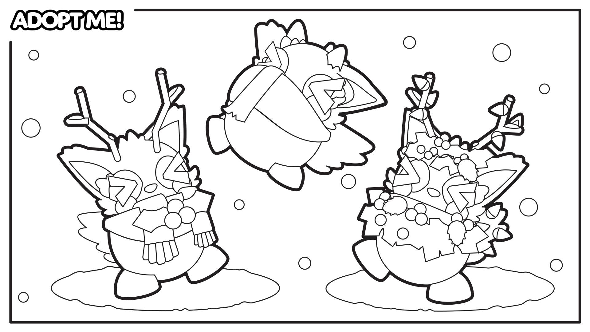 Раскраска Адопт Ми 90