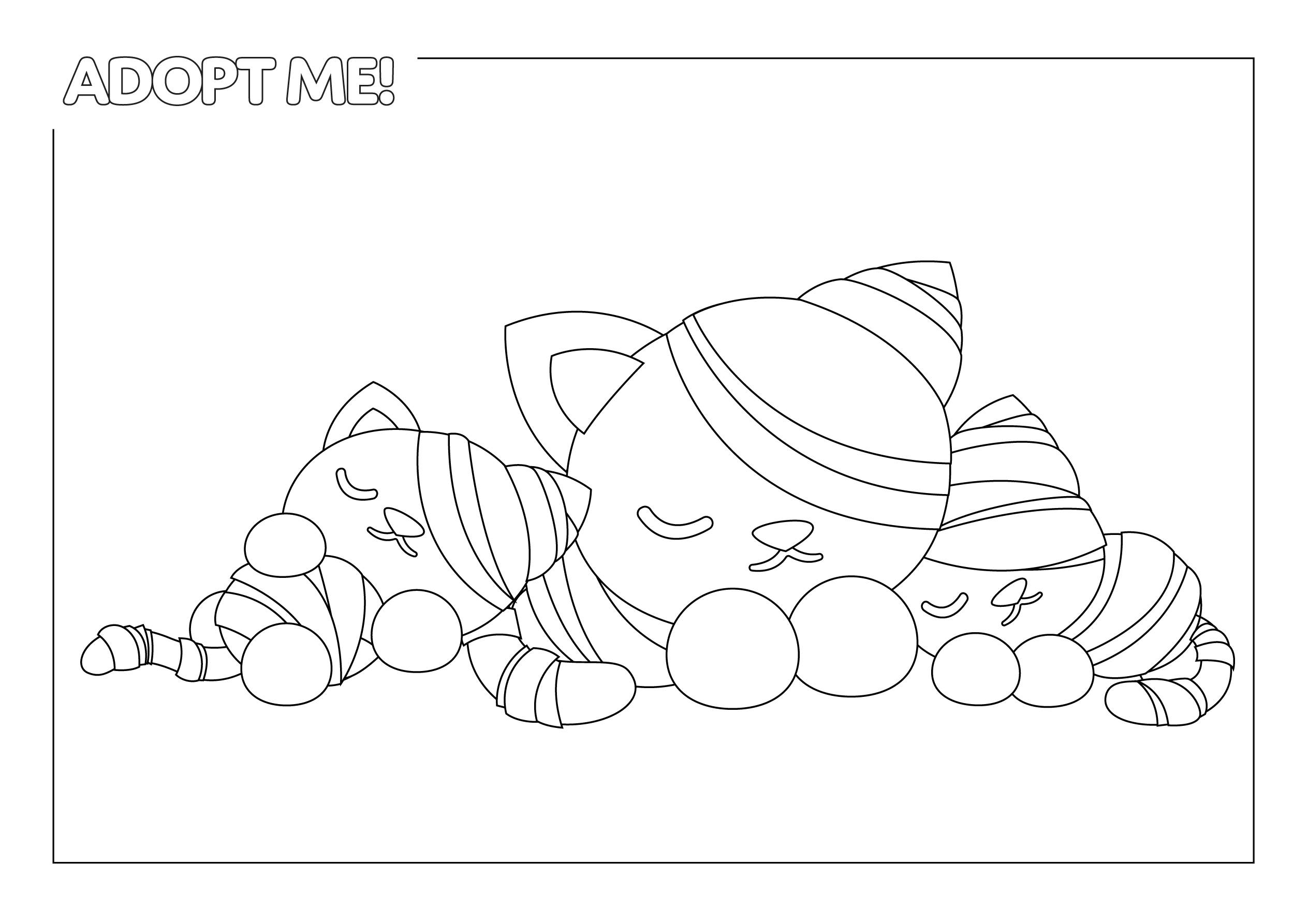 Раскраска Адопт Ми 91