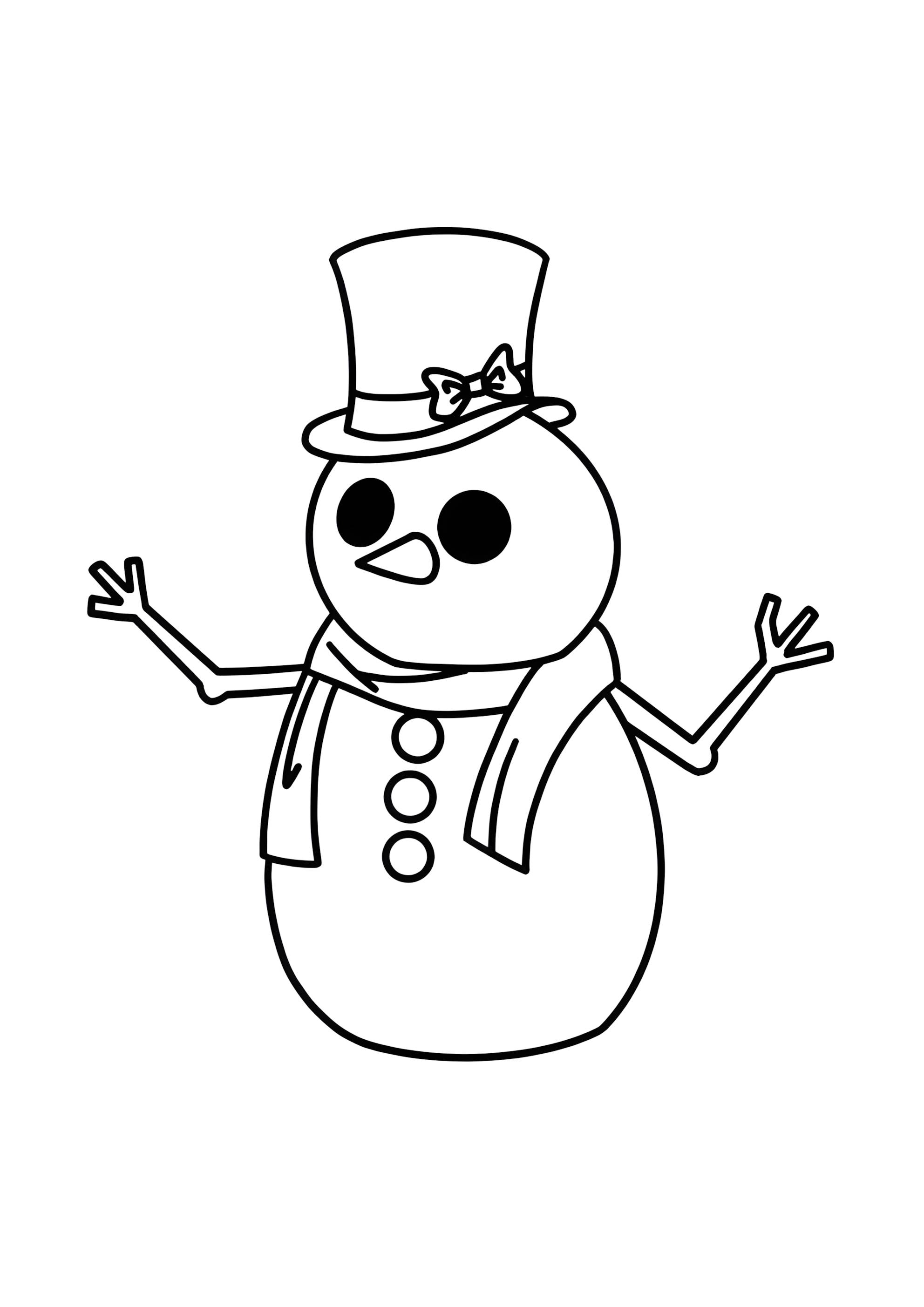 Раскраска Адопт ми снеговик зима
