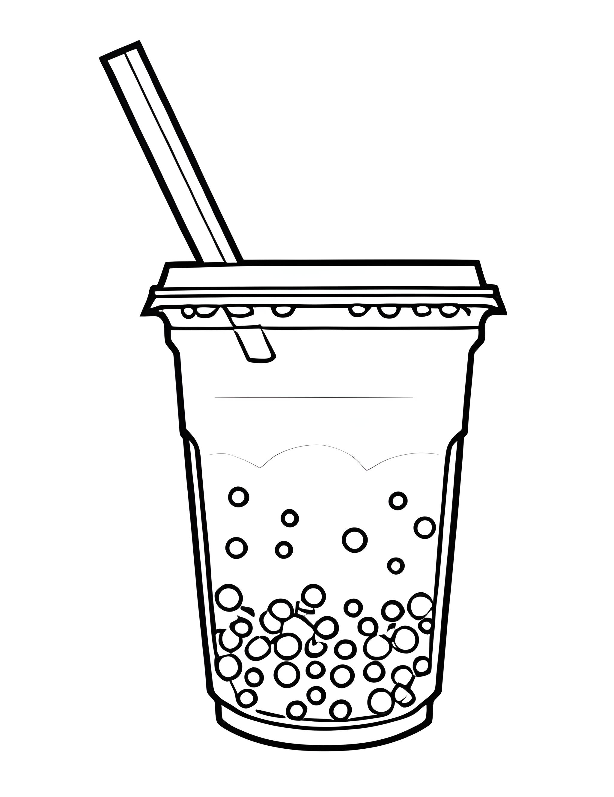 Раскраска Бабл ти 1