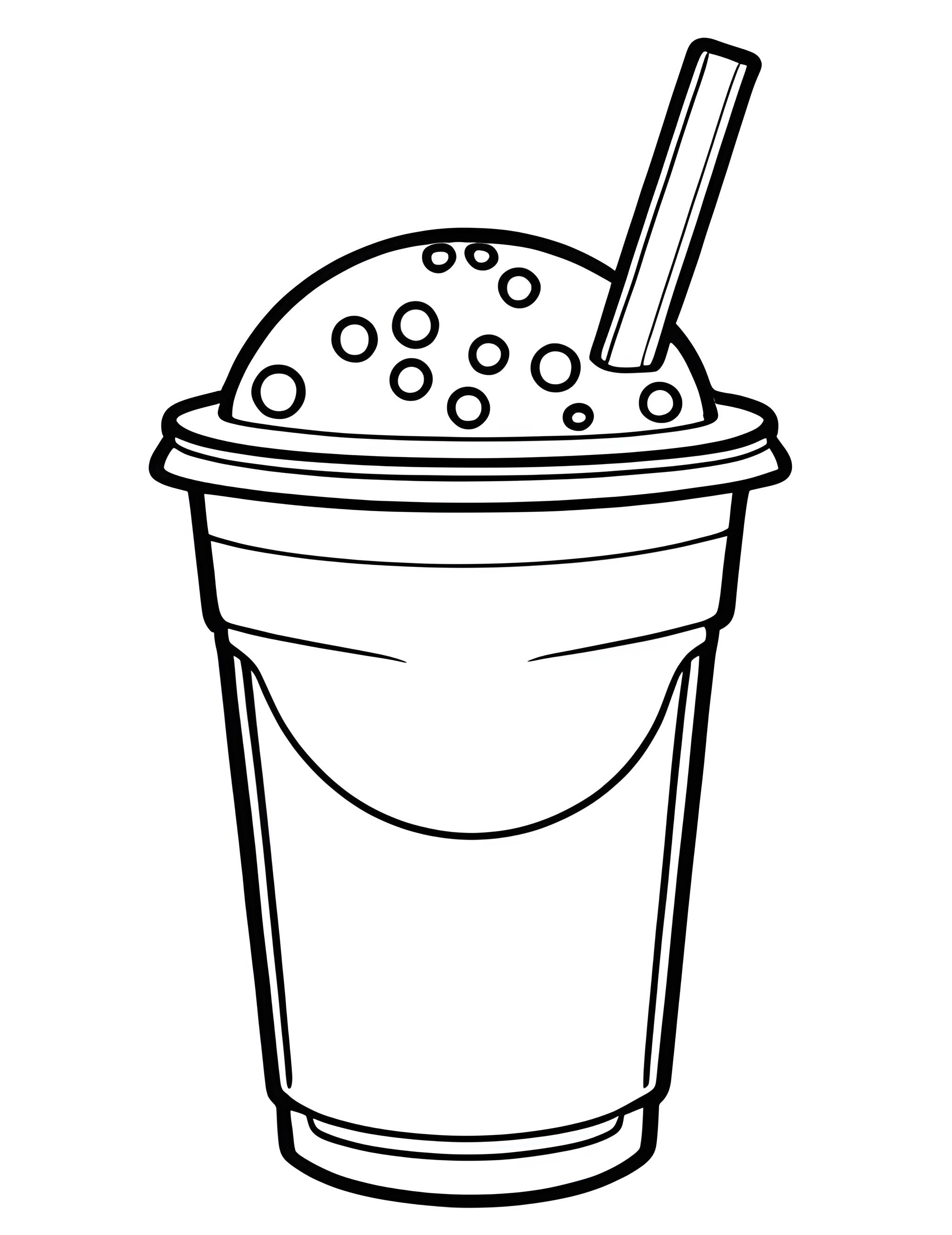 Раскраска Бабл ти 14