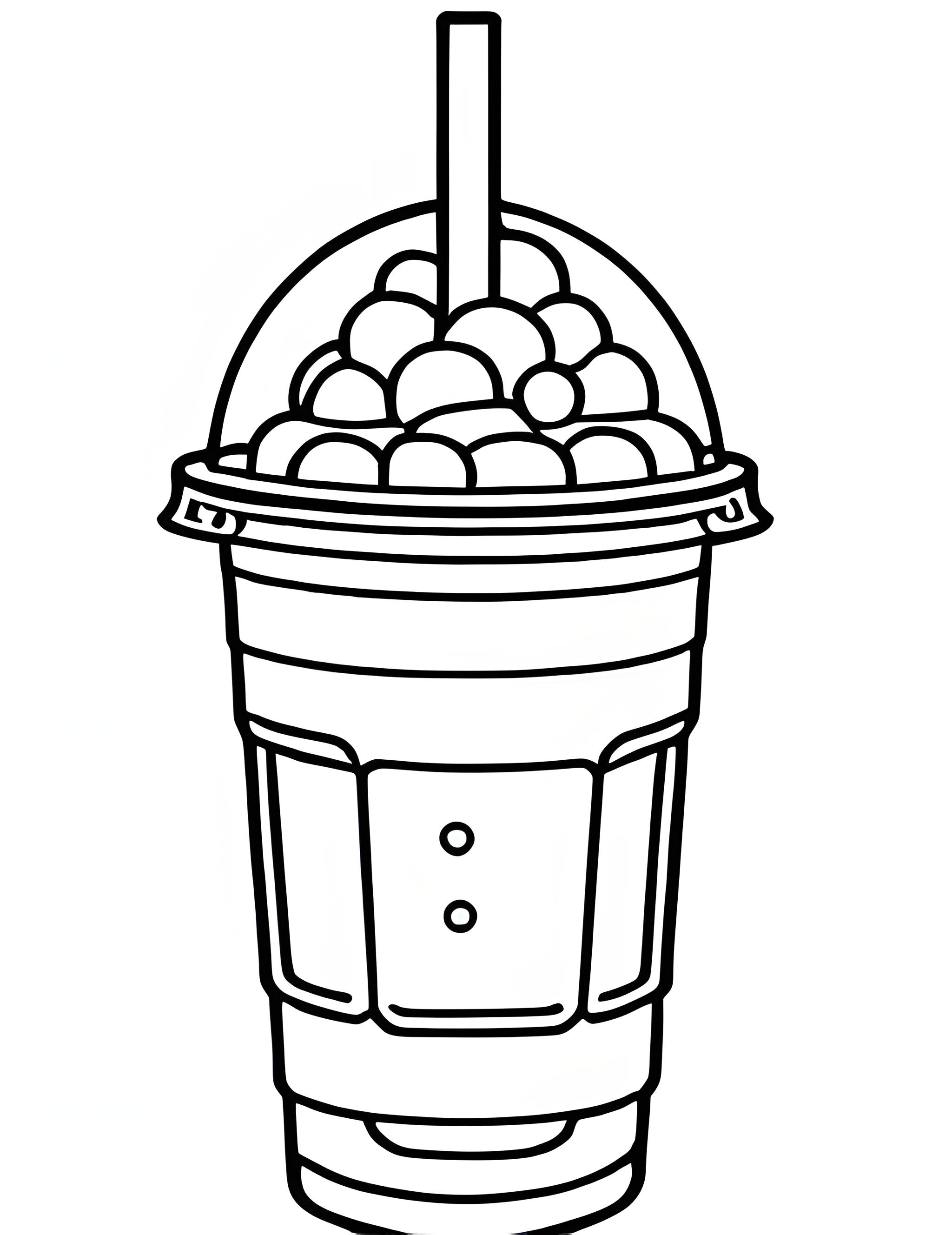 Раскраска Бабл ти 16