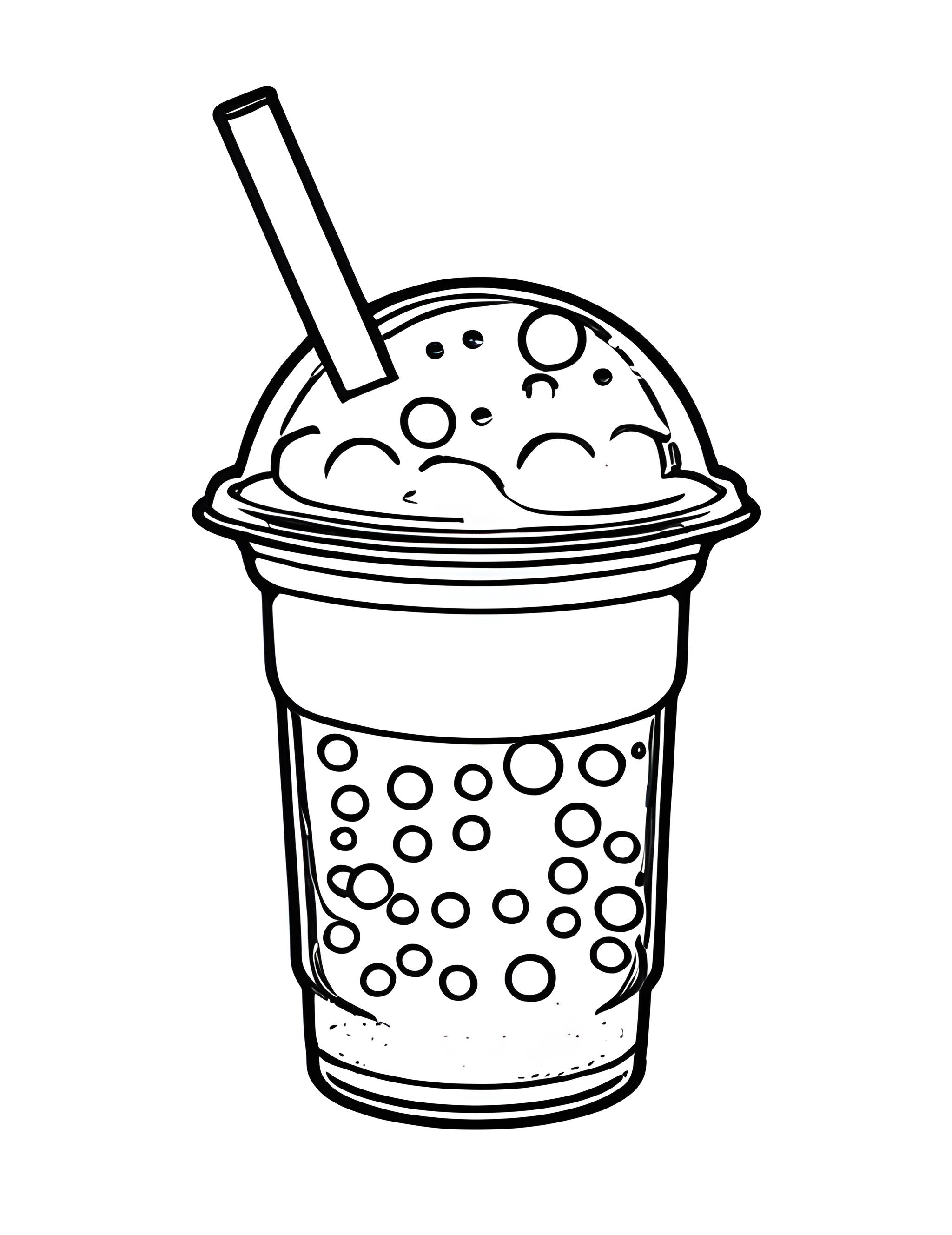 Раскраска Бабл ти 27