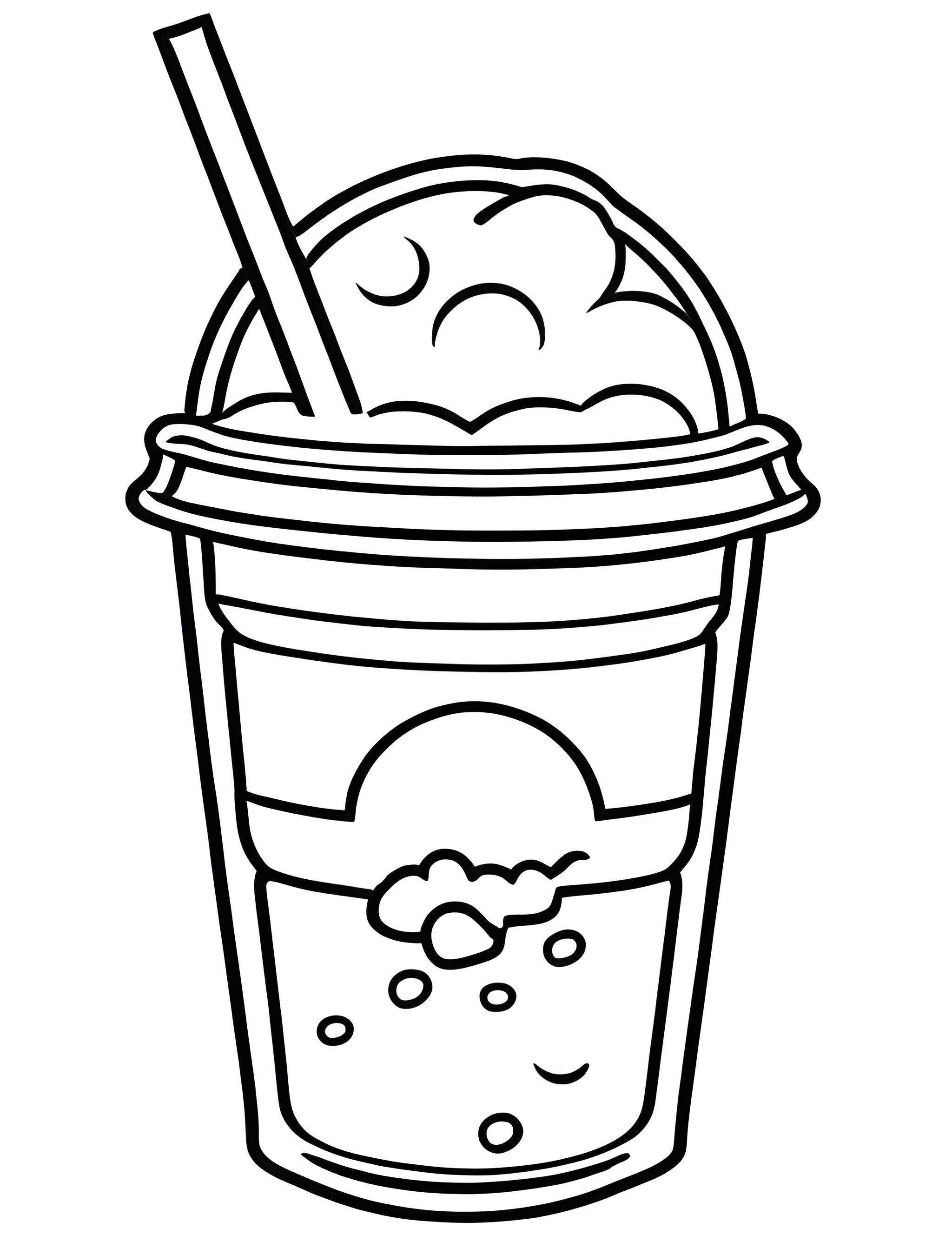 Раскраска Бабл ти 30