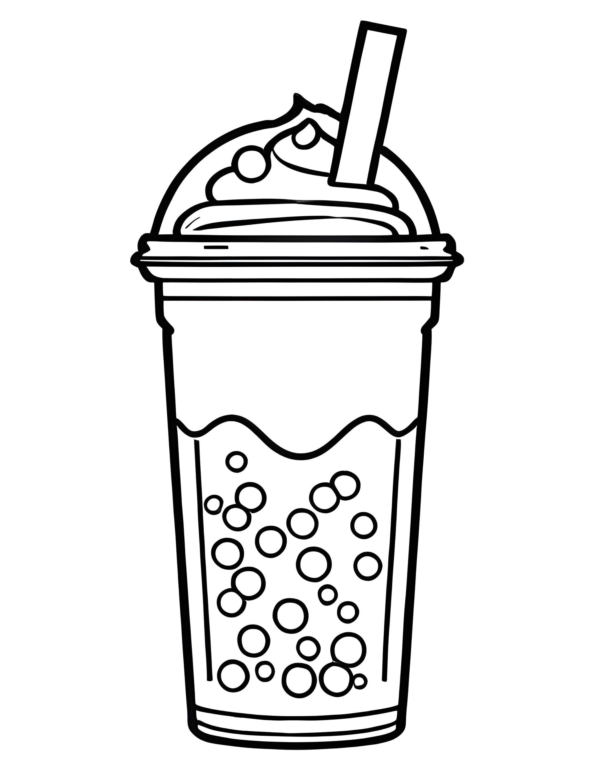 Раскраска Бабл ти 32