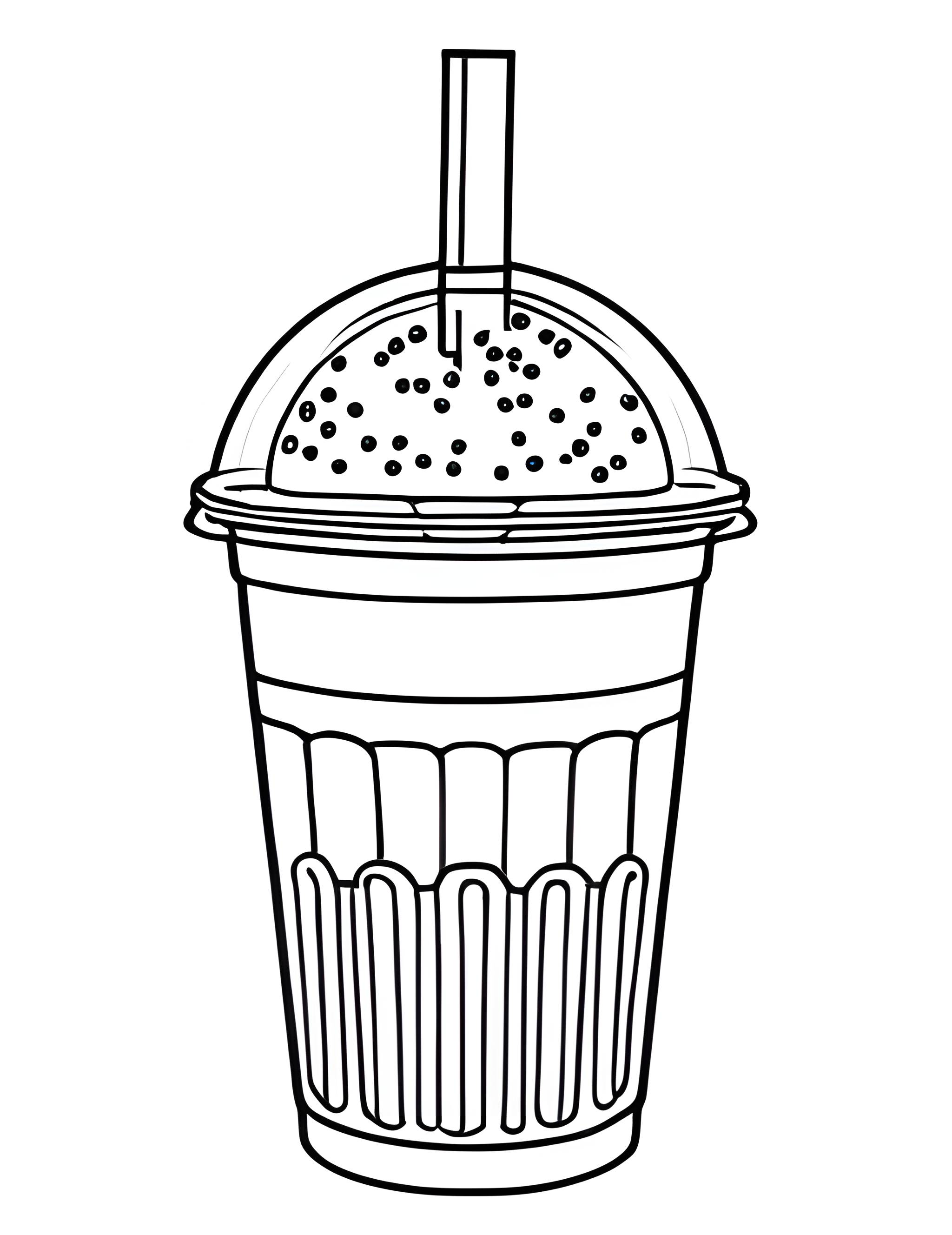 Раскраска Бабл ти 34