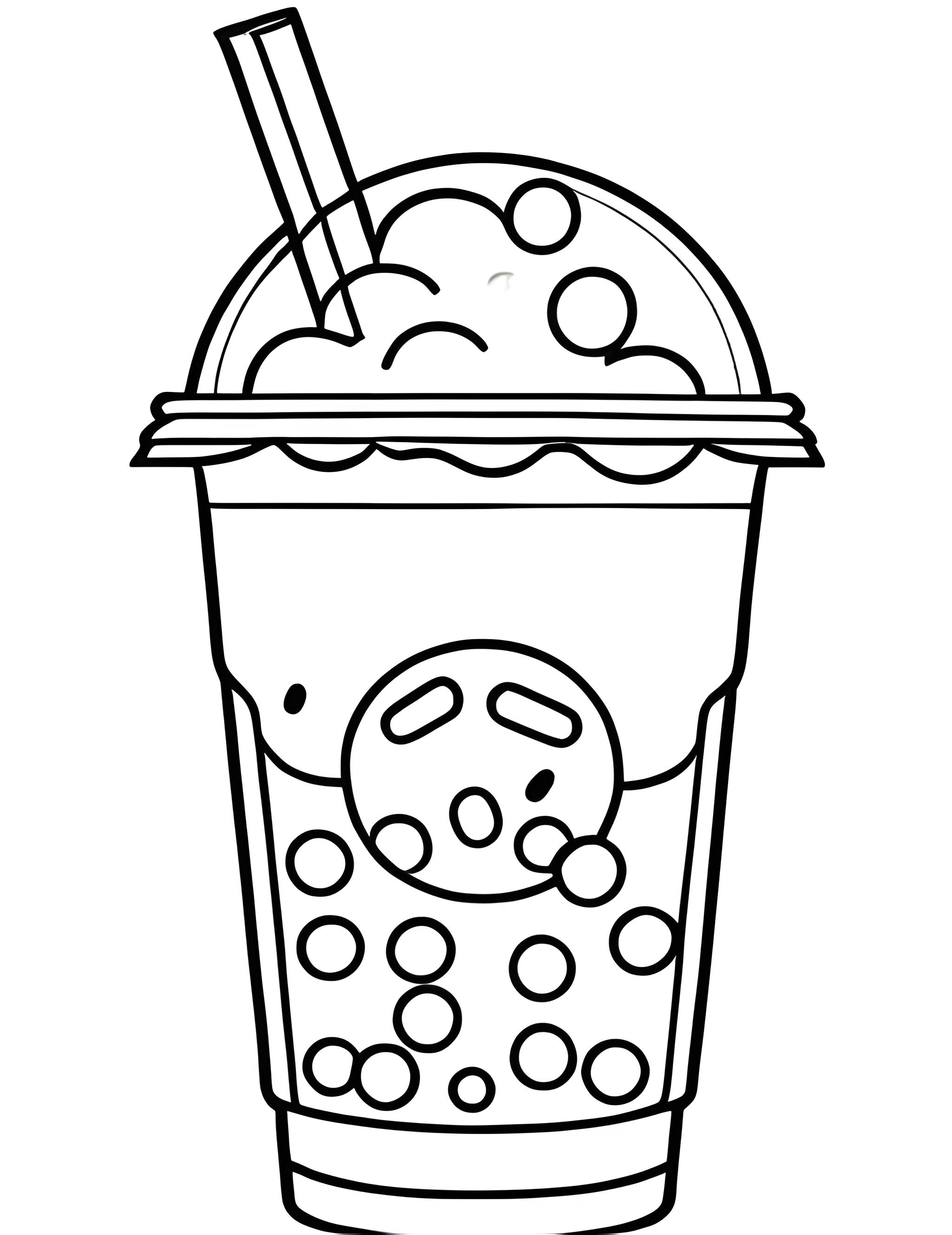 Раскраска Бабл ти 4