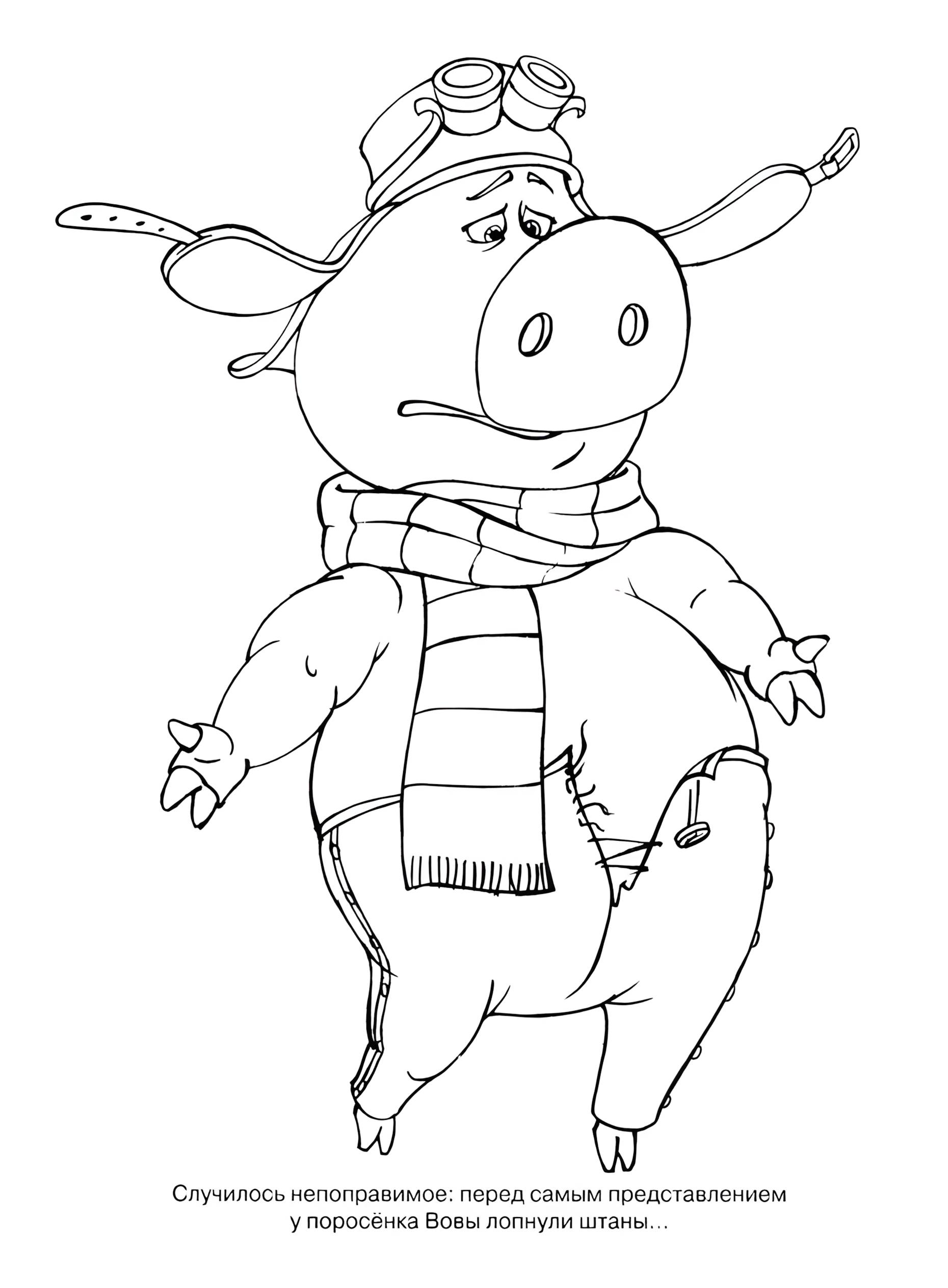 Раскраска Белка и Стрелка 10