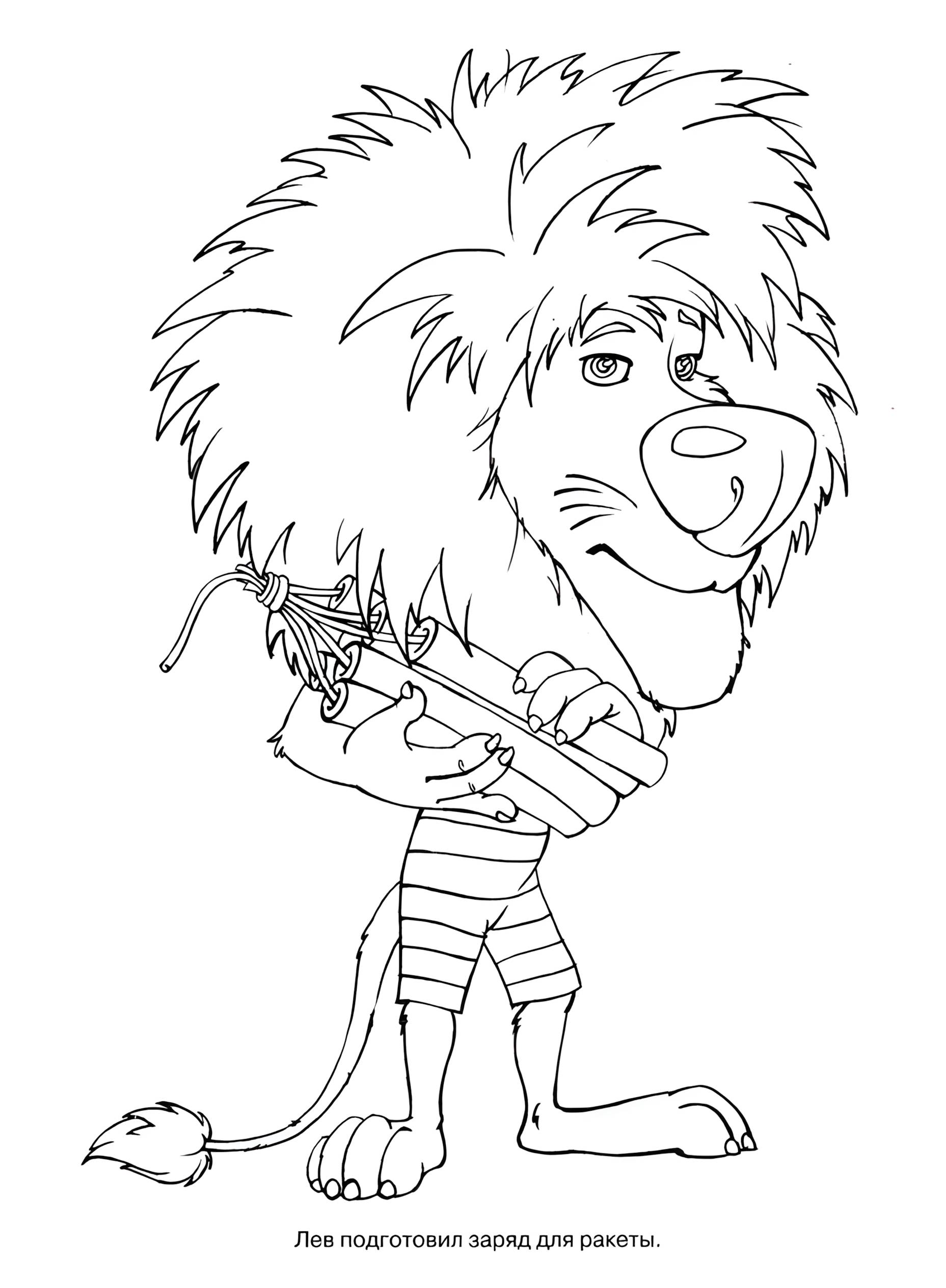 Раскраска Белка и Стрелка 4